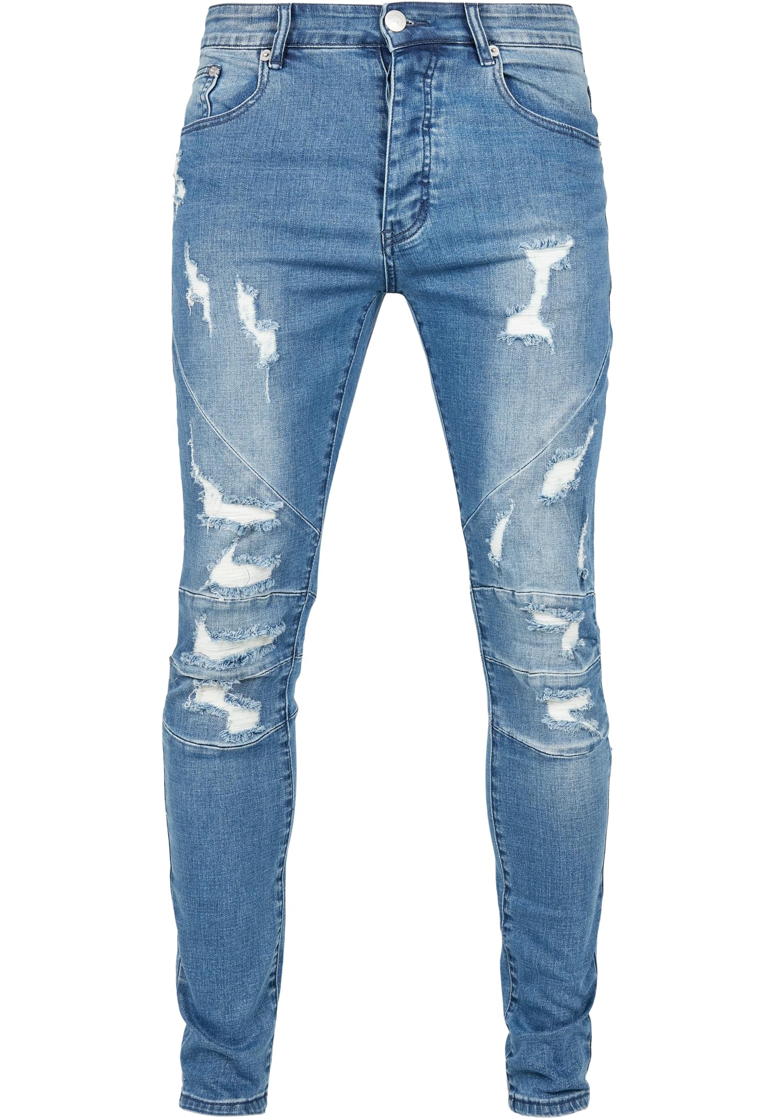 Spodnie jeansowe z panelami CS