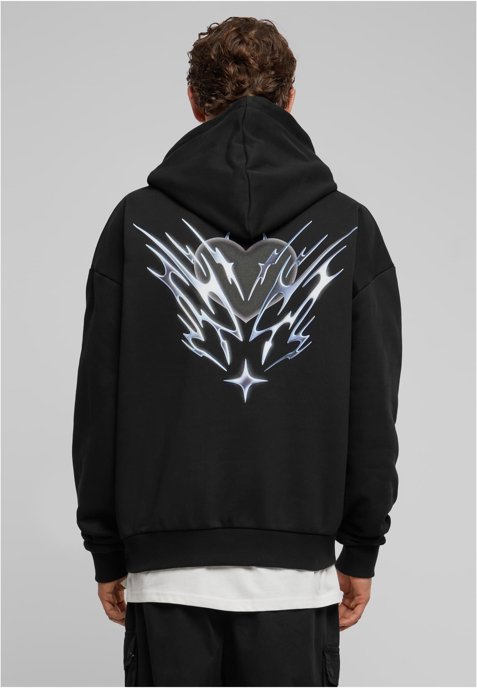 Cagedchrome Ultra Heavy Oversize Hoodie vintageblue XXL - workoutbrands.com