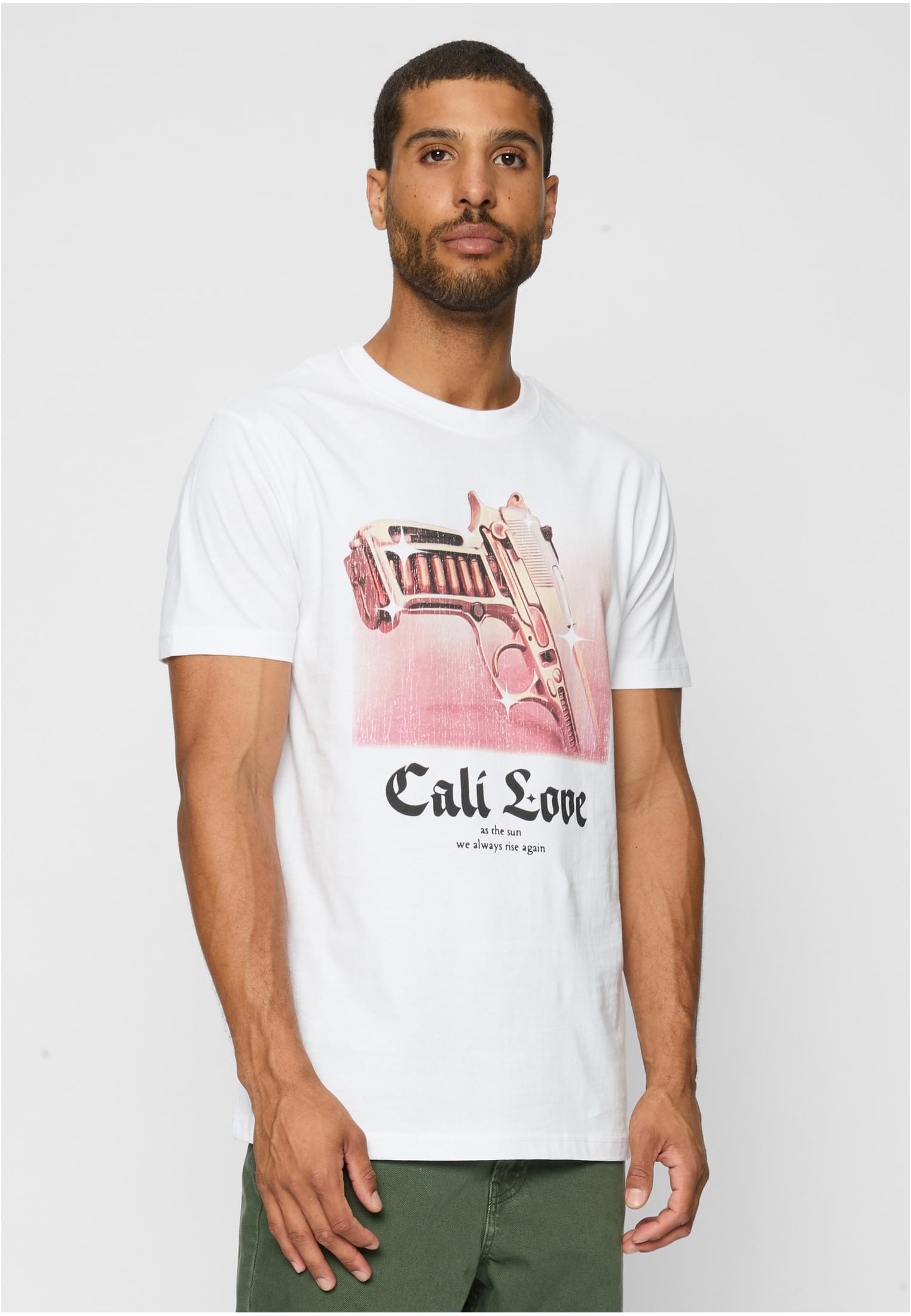 Cali Love Tee white XXL - workoutbrands.com
