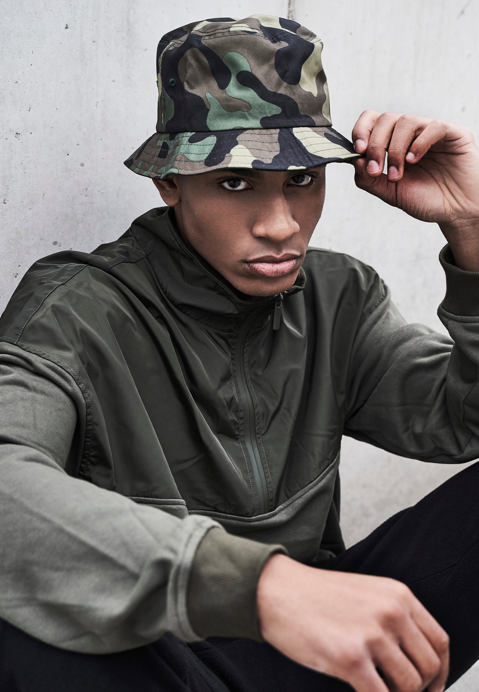 Camo Bucket Hat one size - workoutbrands.com