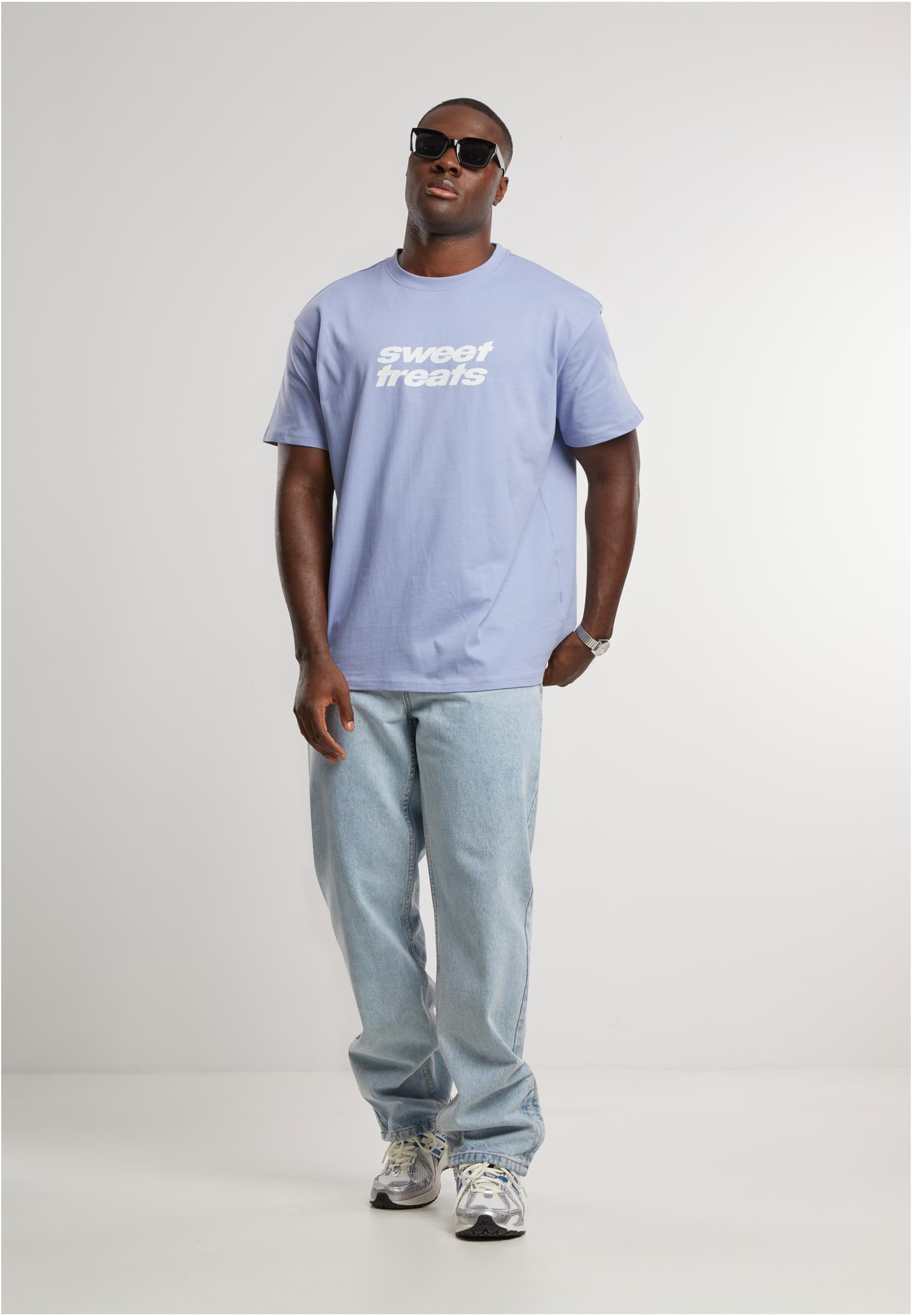 Candy Loving Oversize Tee violablue XXL - workoutbrands.com