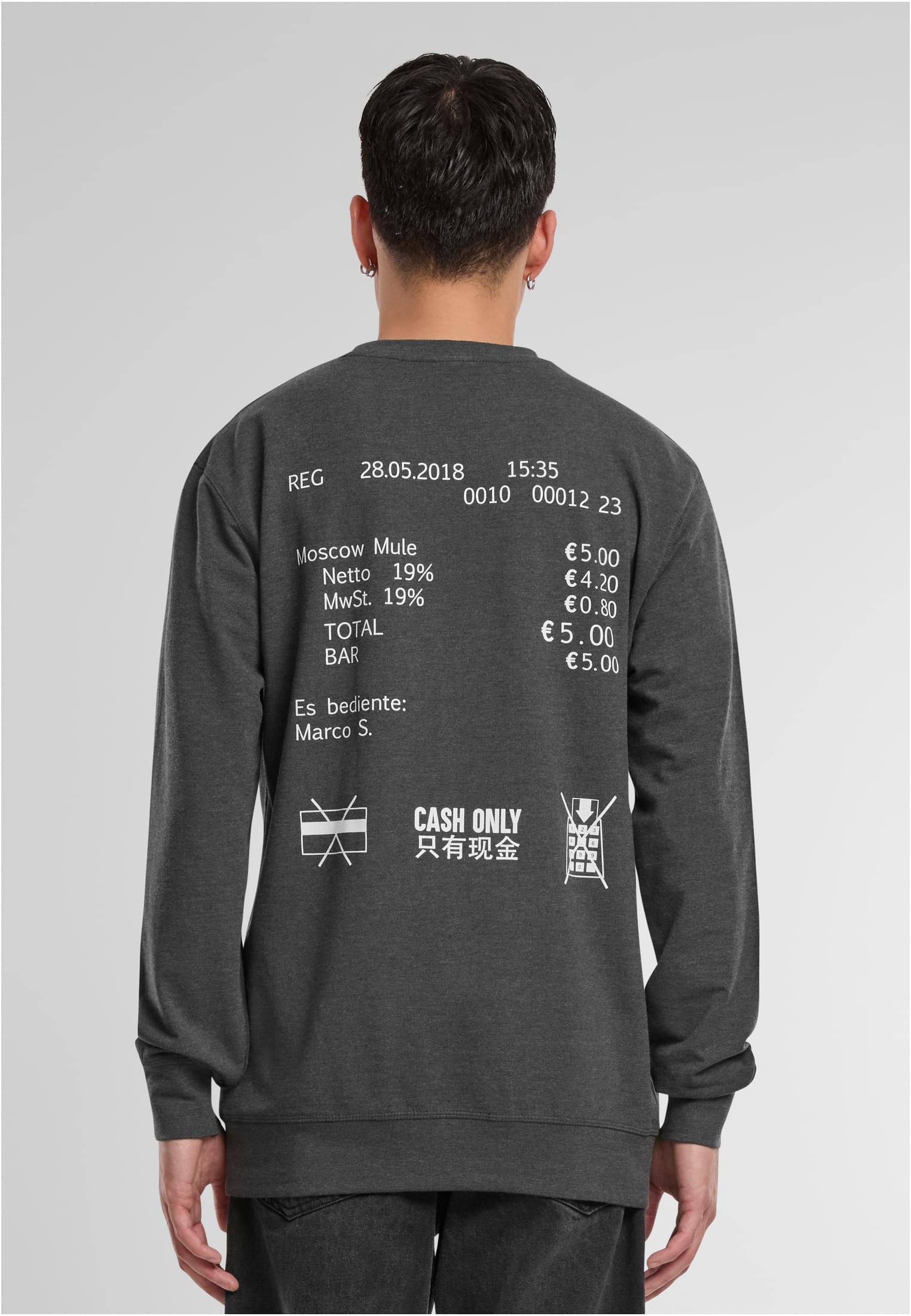 Cash Only Crewneck darksand XS - workoutbrands.com