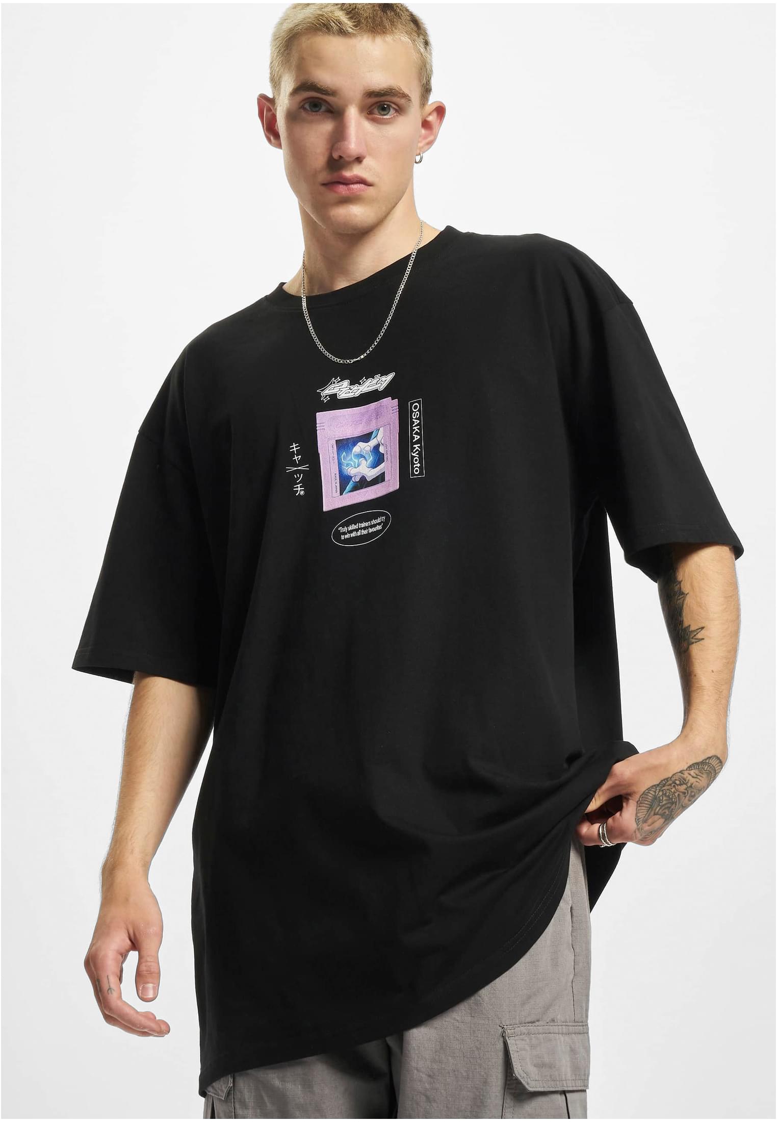 Catch Em Oversize Tee black XXL - workoutbrands.com