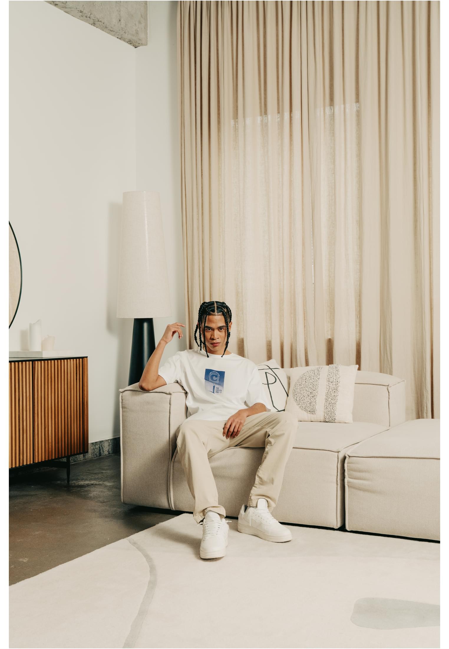 Cayler Pro Tee white XXL - workoutbrands.com