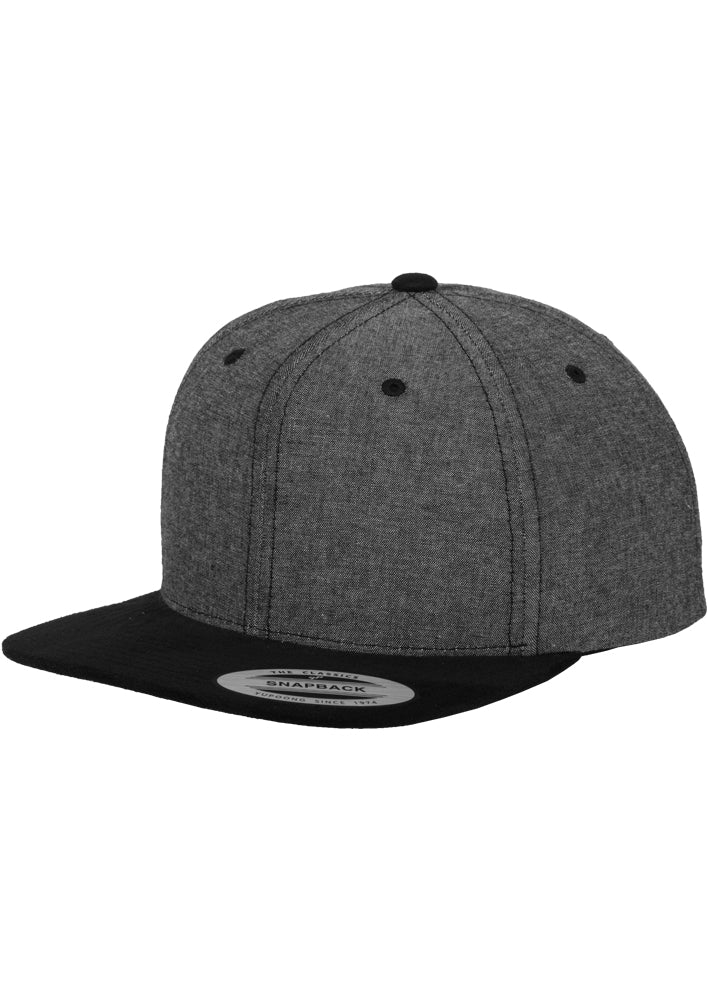 Chambray-Suede Snapback One Size - workoutbrands.com