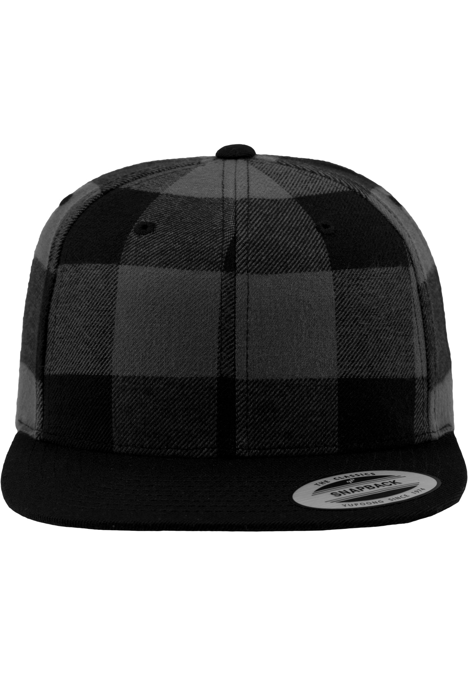 Checked Flanell Snapback One Size - workoutbrands.com