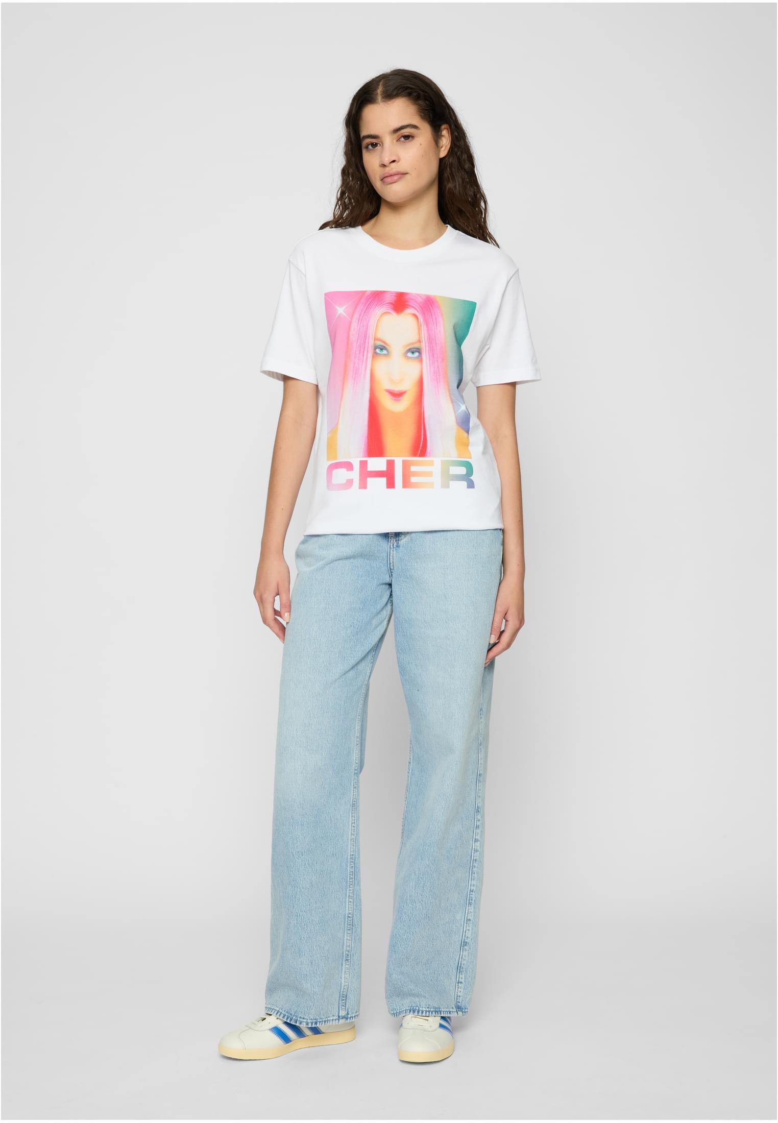 Cher Prisma Tee white XXL - workoutbrands.com