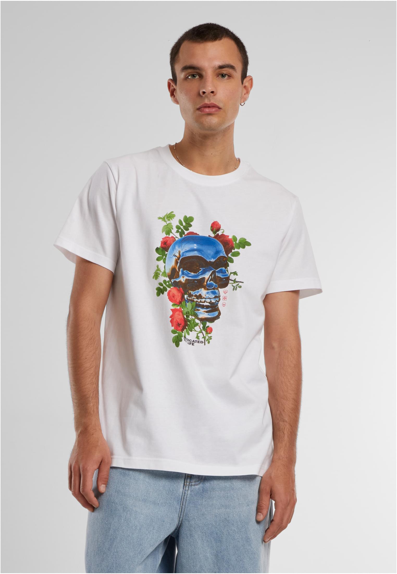 Chrome Skull Tee white XXL - workoutbrands.com