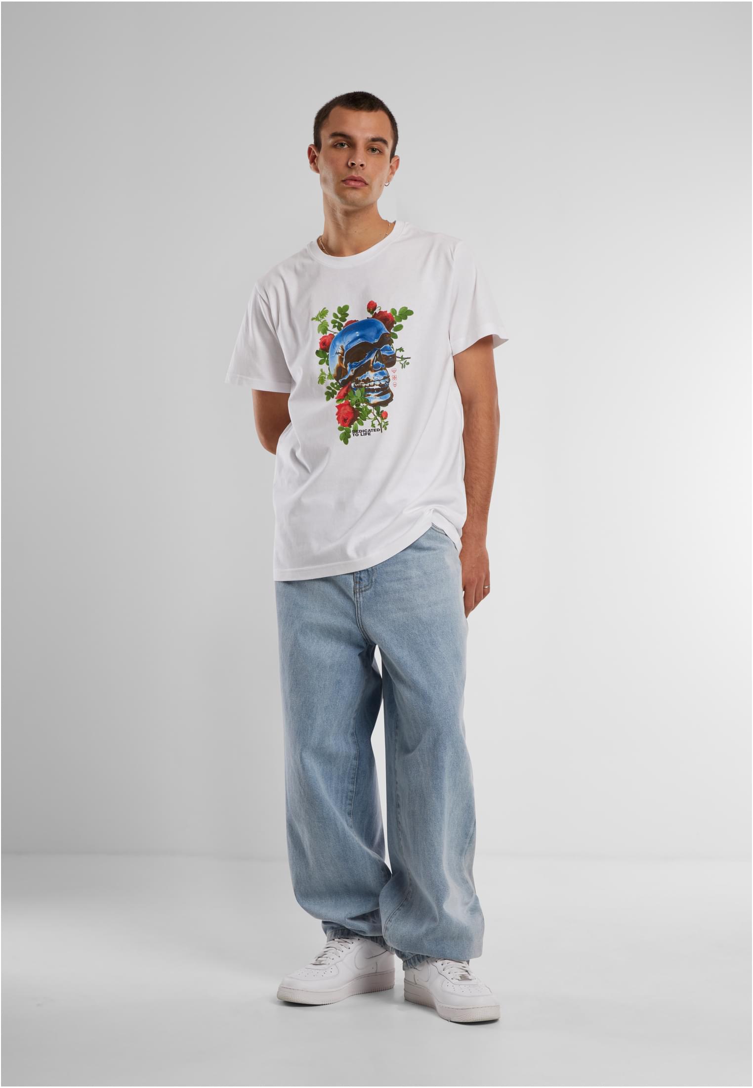 Chrome Skull Tee white XXL - workoutbrands.com