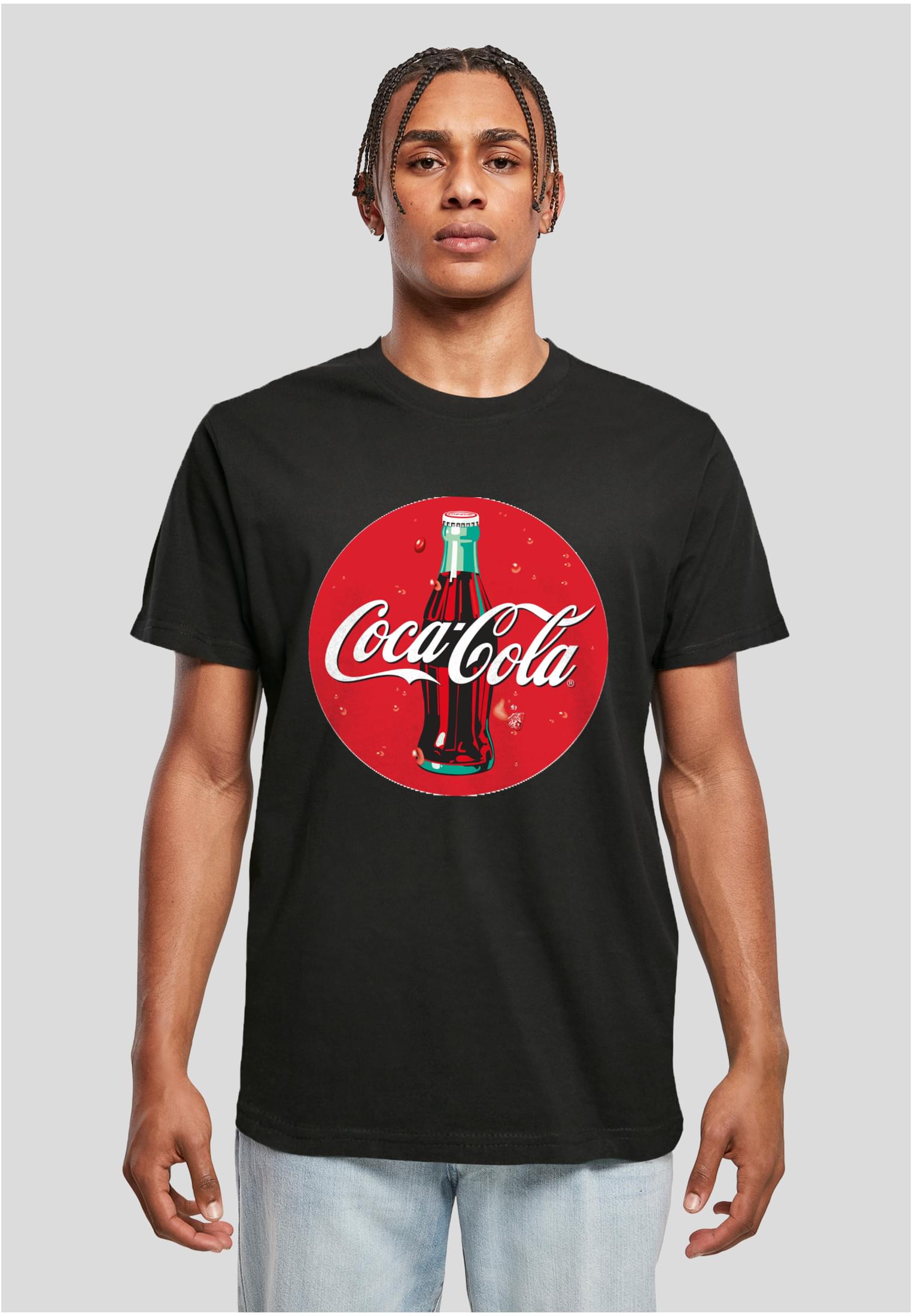 Coca Cola Bottle Logo Tee black XXL - workoutbrands.com