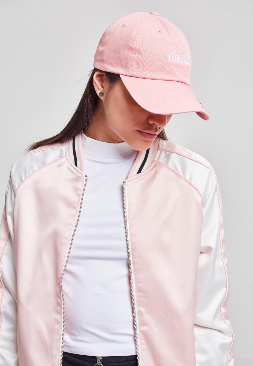 Coca Cola Logo Dad Cap pink one size - workoutbrands.com