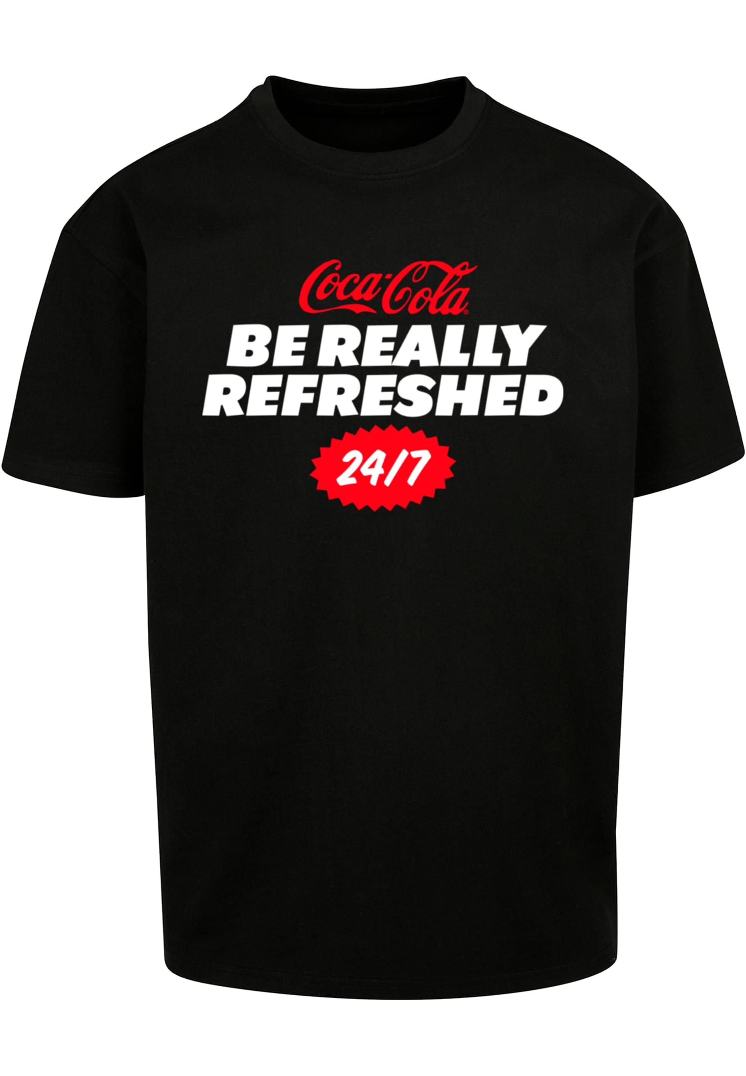 Coca Cola Refreshed Oversize Tee cityred XS - workoutbrands.com