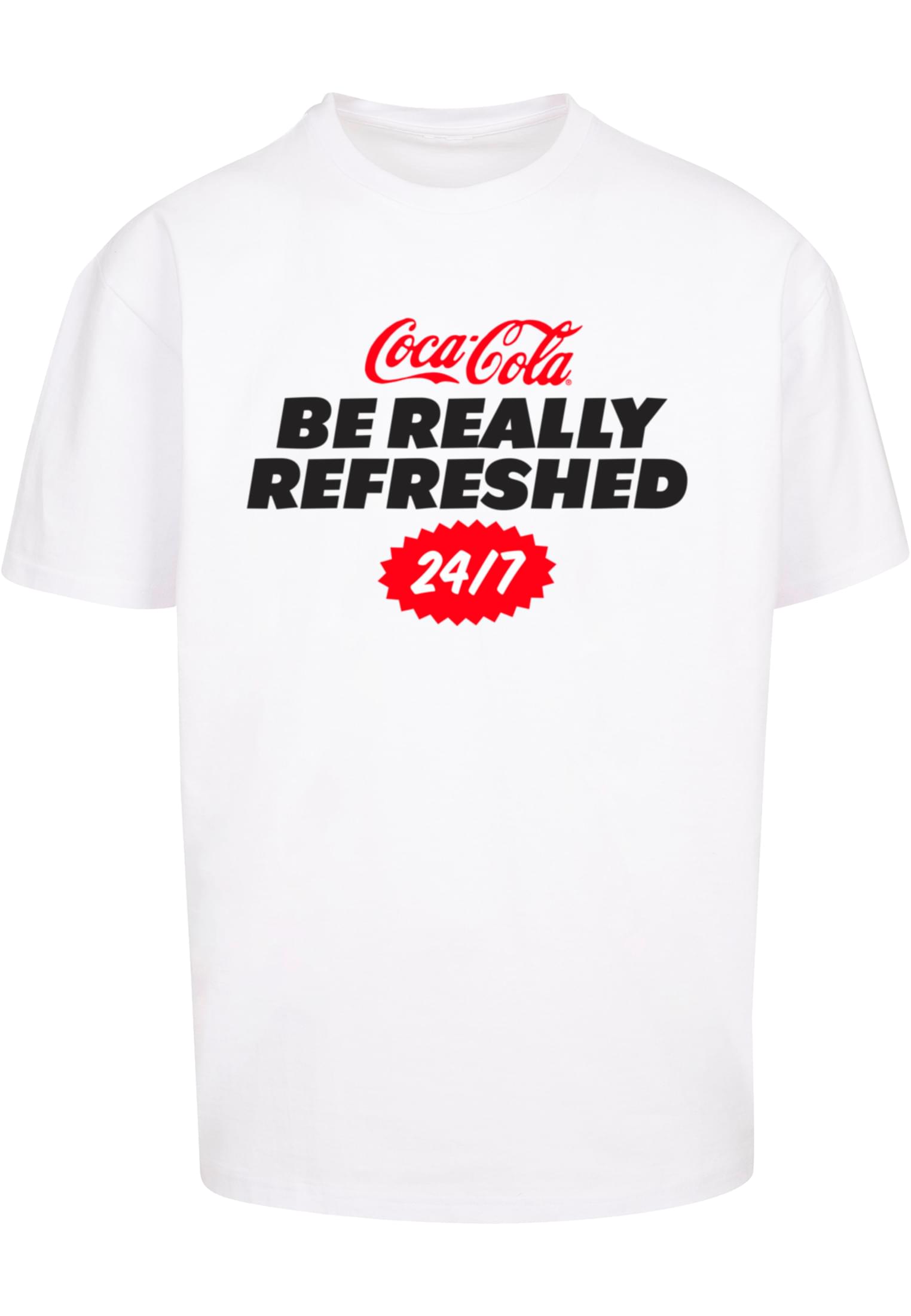 Coca Cola Refreshed Oversize Tee cityred XS - workoutbrands.com