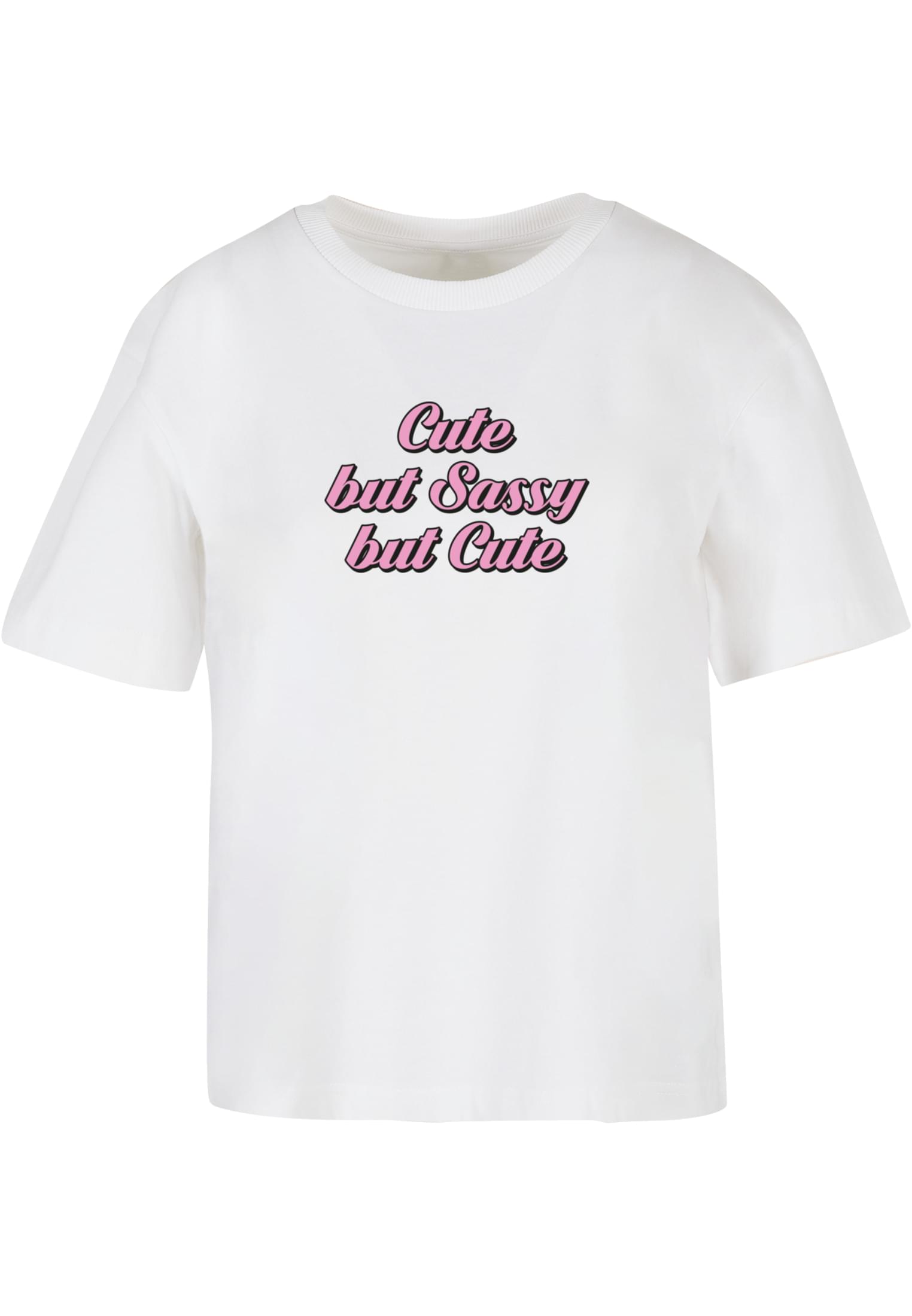 Cute But Sassy Tee white XXL - workoutbrands.com