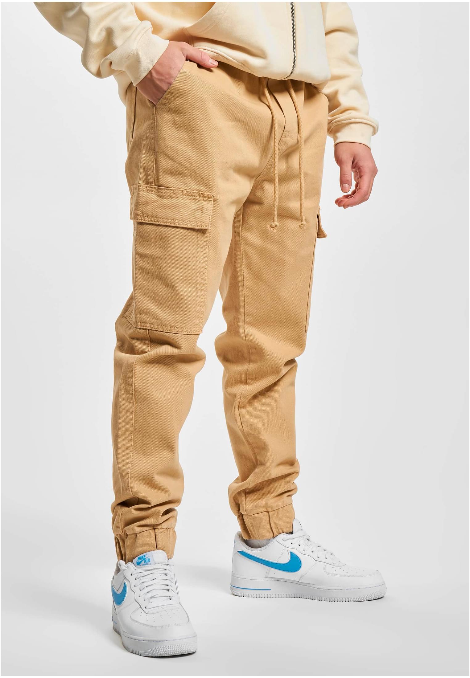 DEF Cargo pants pockets beige 38 - workoutbrands.com