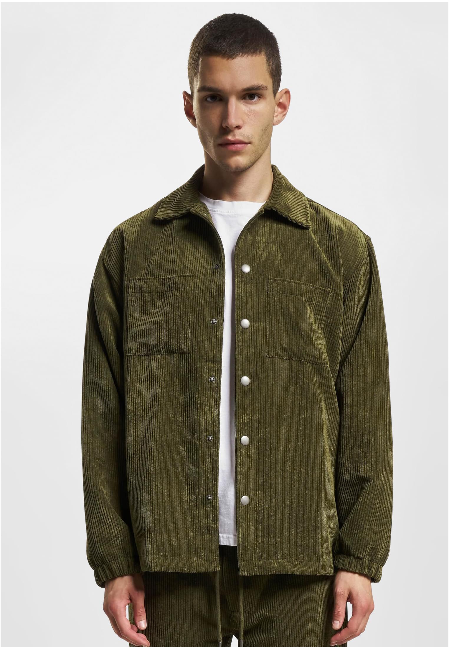 DEF Cord Shirt olive XXL - workoutbrands.com