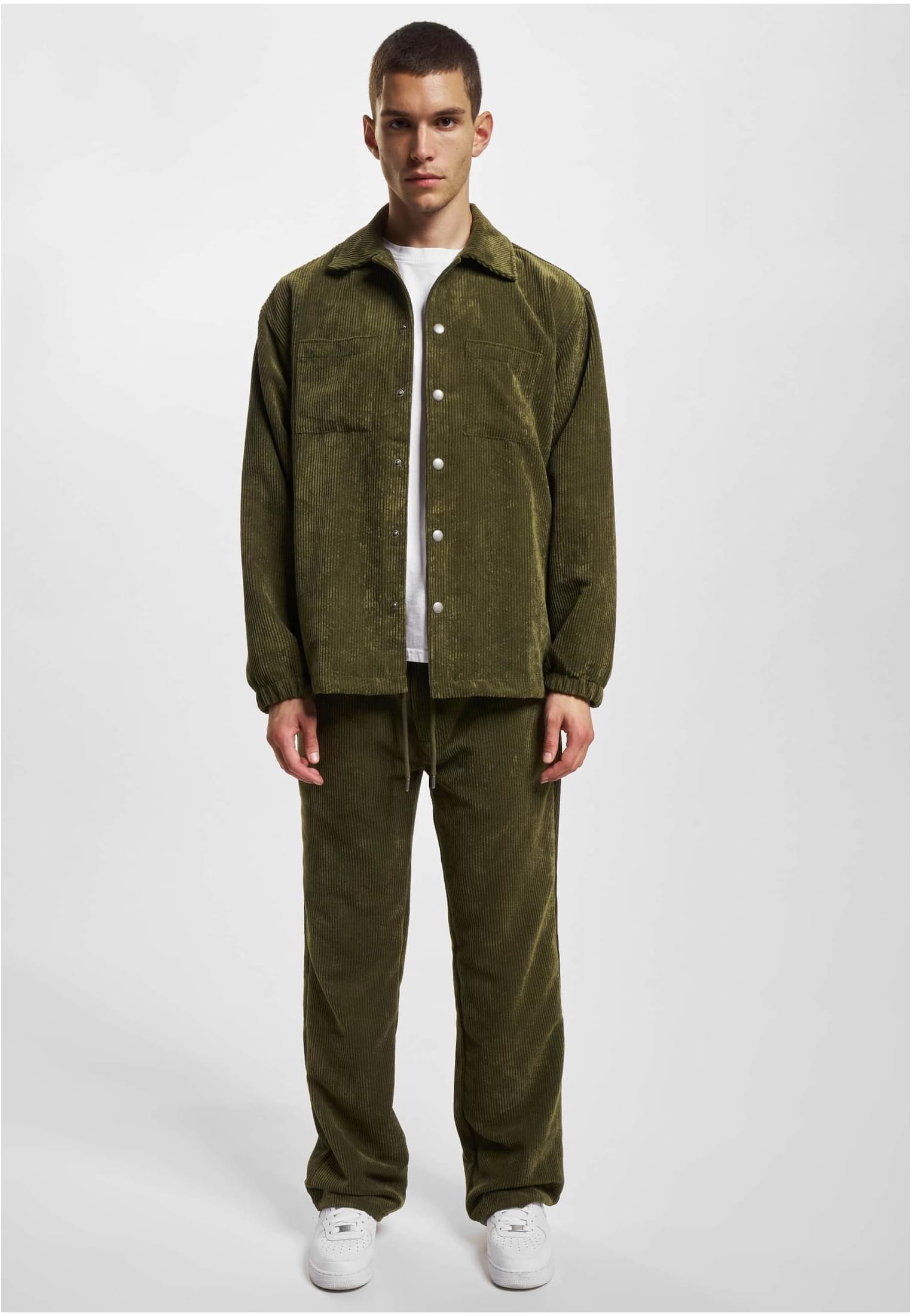 DEF Cord Sweatpants olive XXL - workoutbrands.com