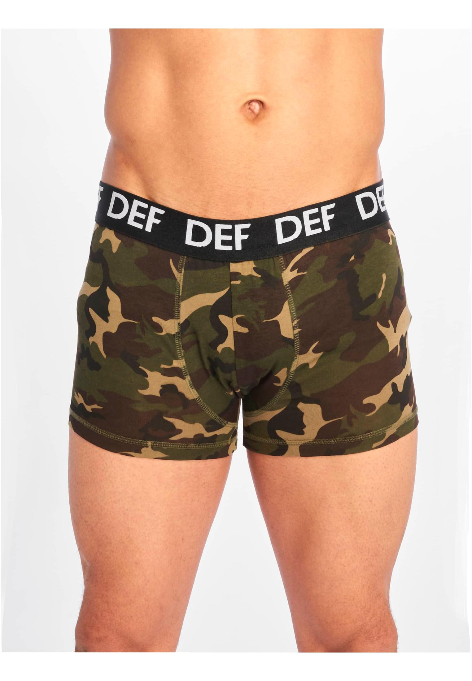 DEF Dong Boxershorts green camouflage XL - workoutbrands.com