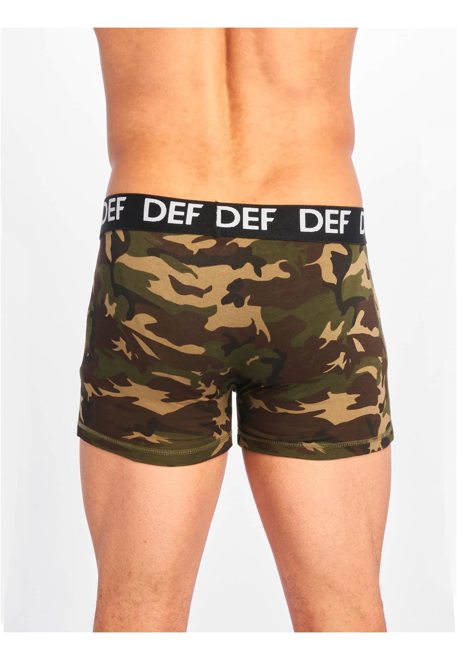 DEF Dong Boxershorts green camouflage XL - workoutbrands.com