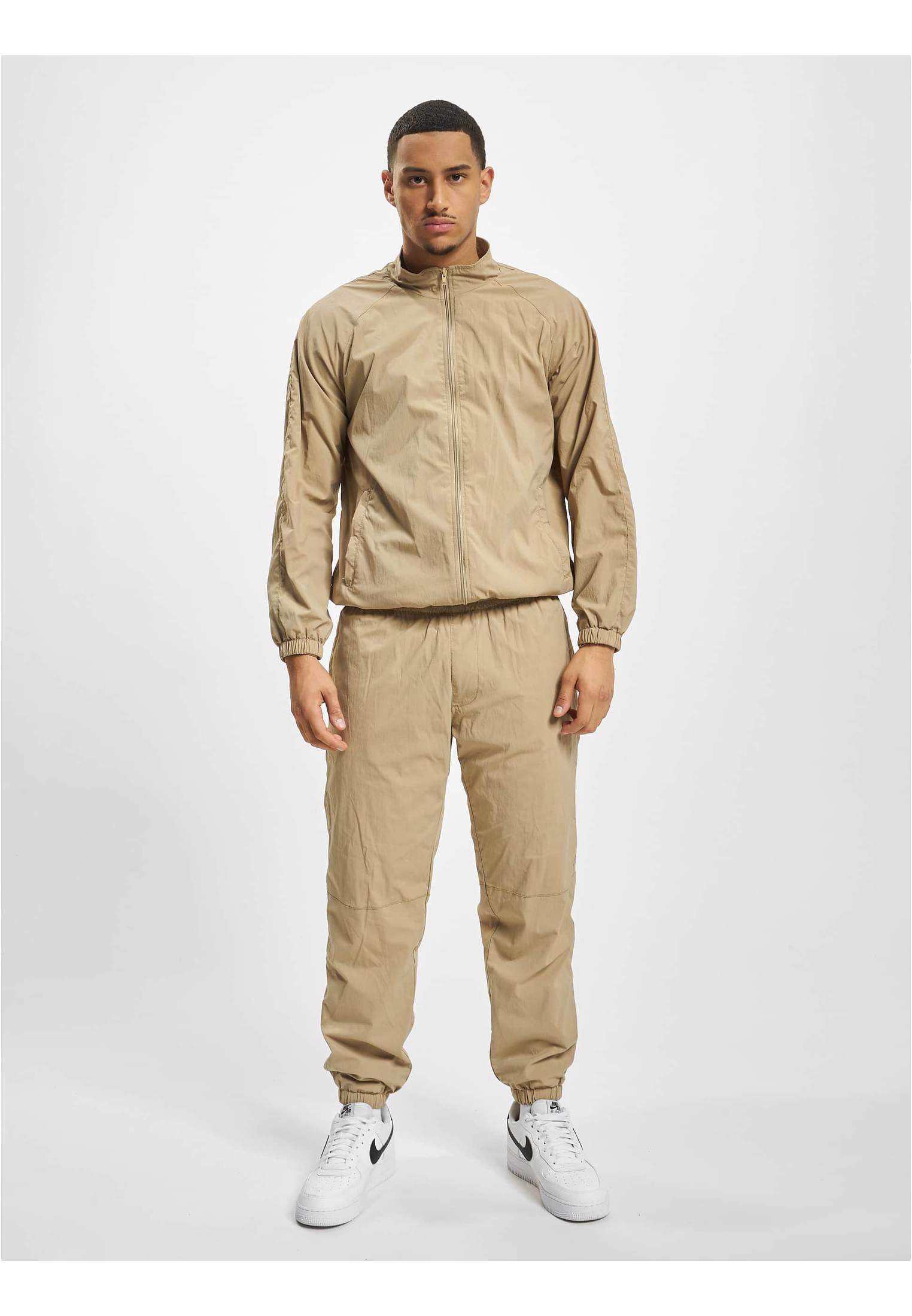 DEF Elastic plain track suit grey XXL - workoutbrands.com