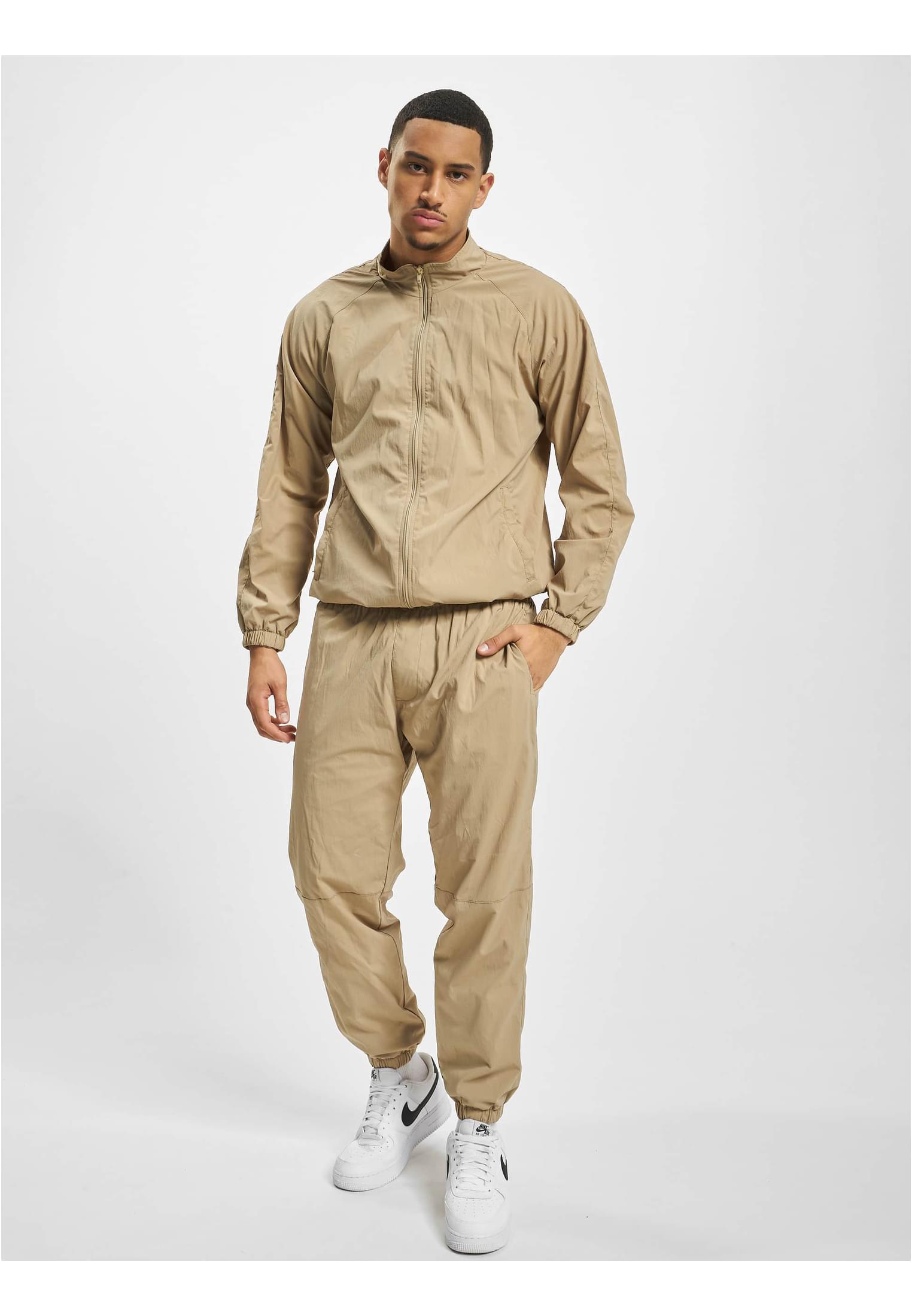 DEF Elastic plain track suit grey XXL - workoutbrands.com