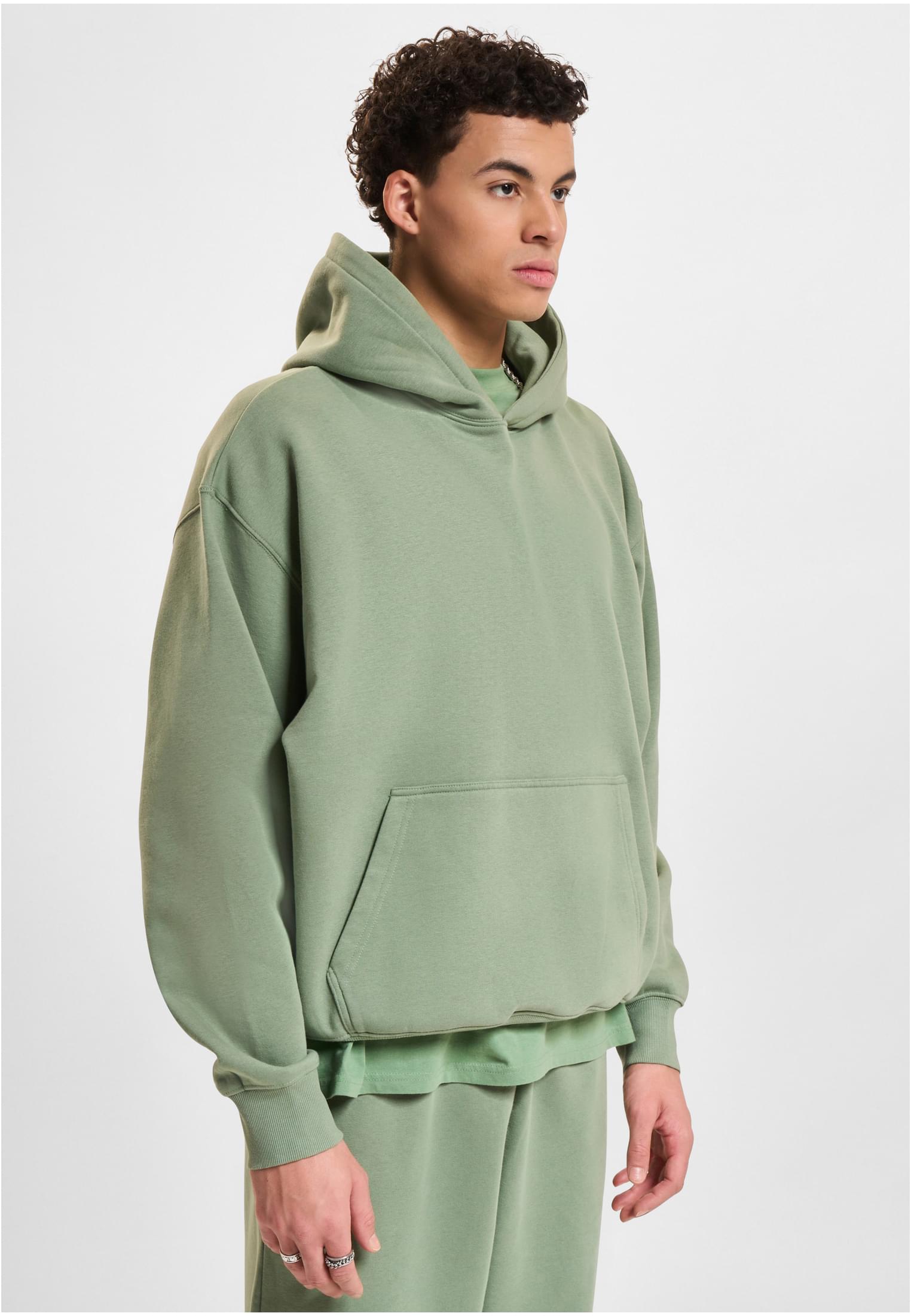 DEF Hoody green washed XL - workoutbrands.com