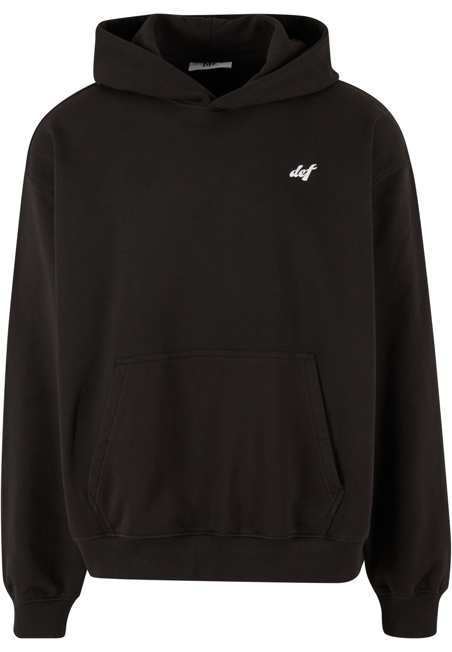 DEF Not a Follower Hoodie jet black washed XL - workoutbrands.com