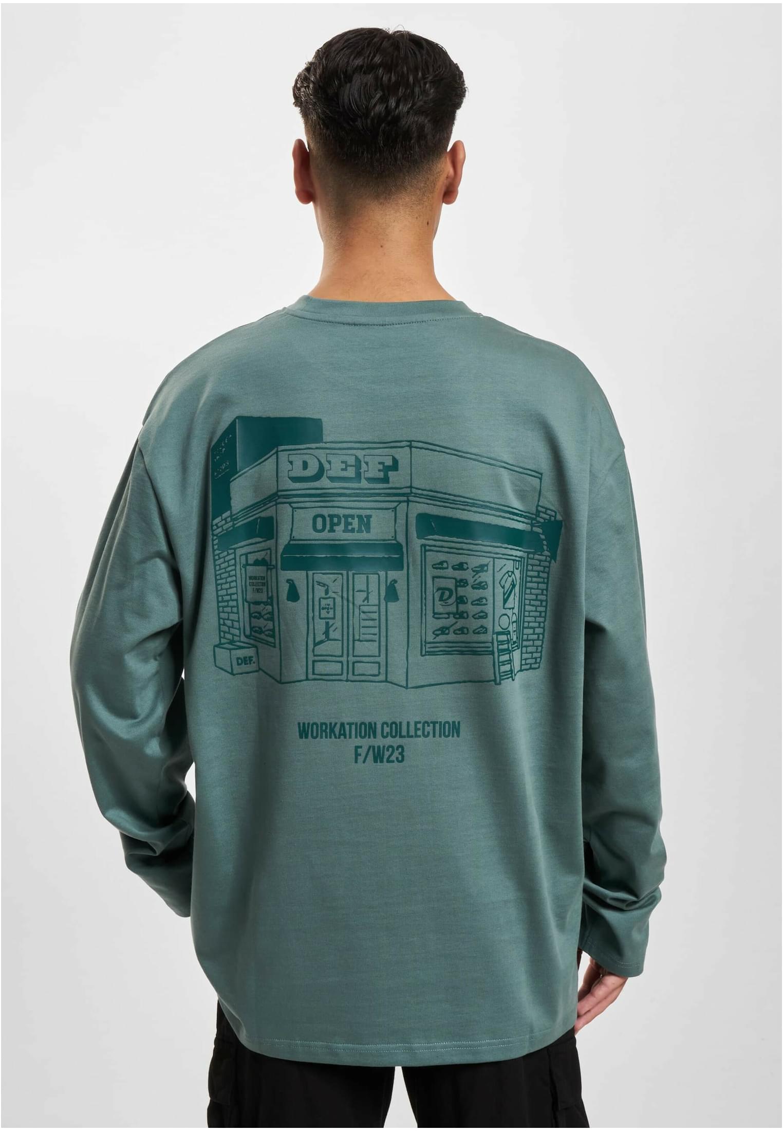 DEF Open Longsleeve green XXL - workoutbrands.com