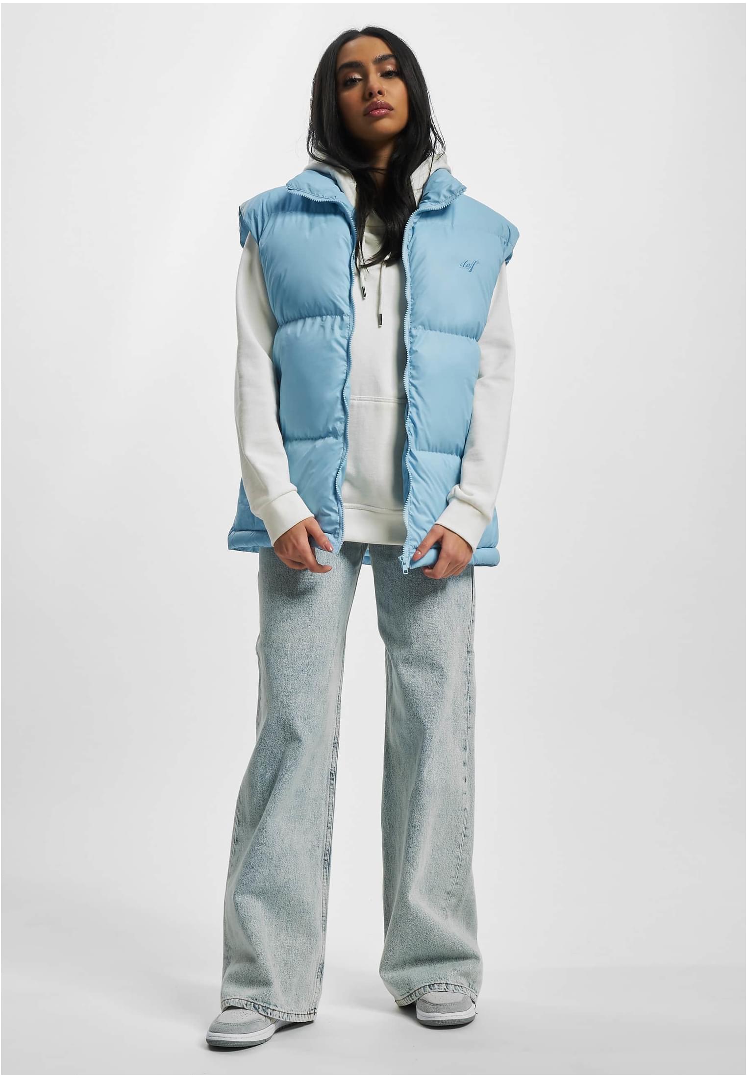 DEF Puffer Vest blue XS - workoutbrands.com