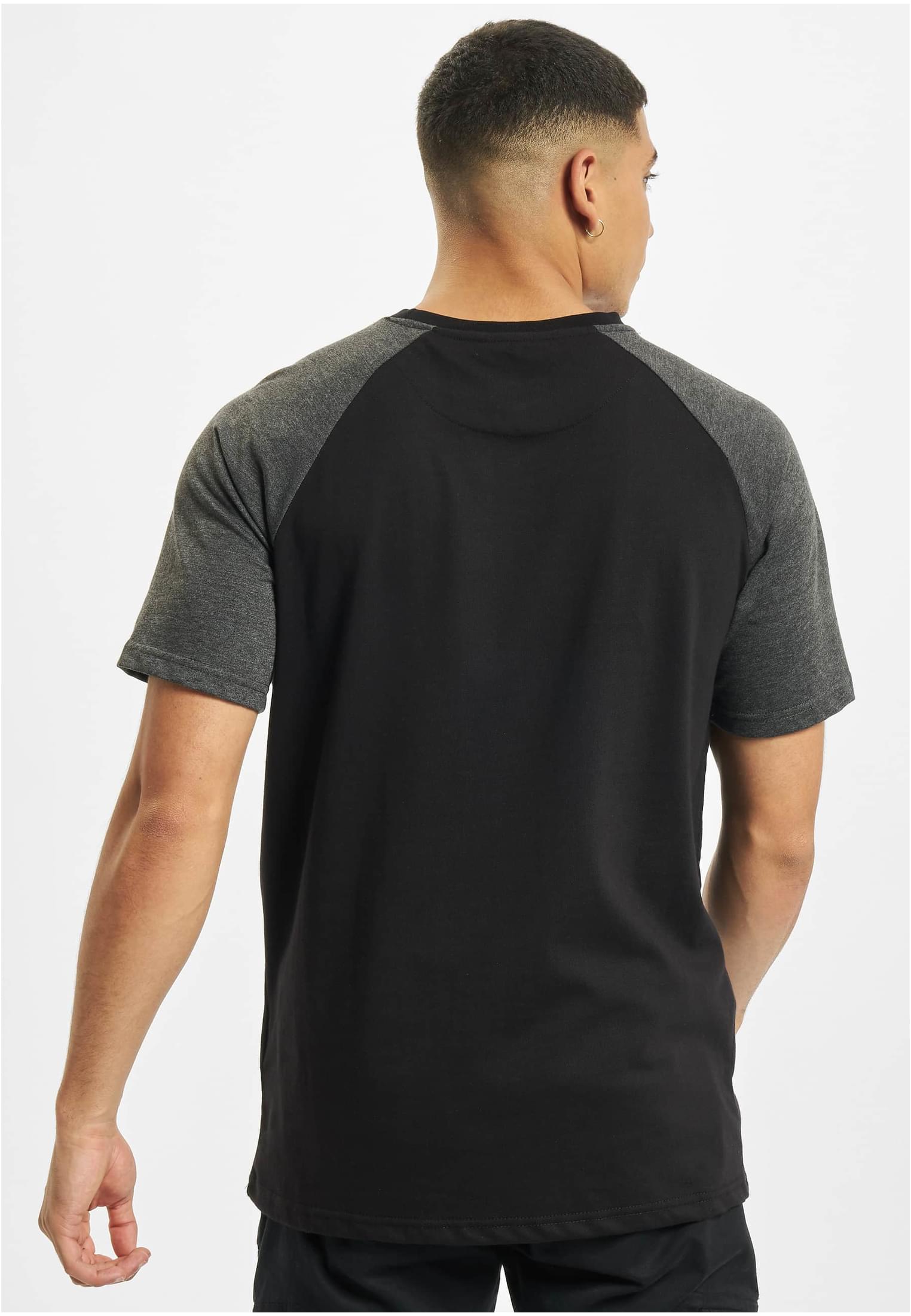 DEF Roy T-Shirt anthracite/burgundy XL - workoutbrands.com