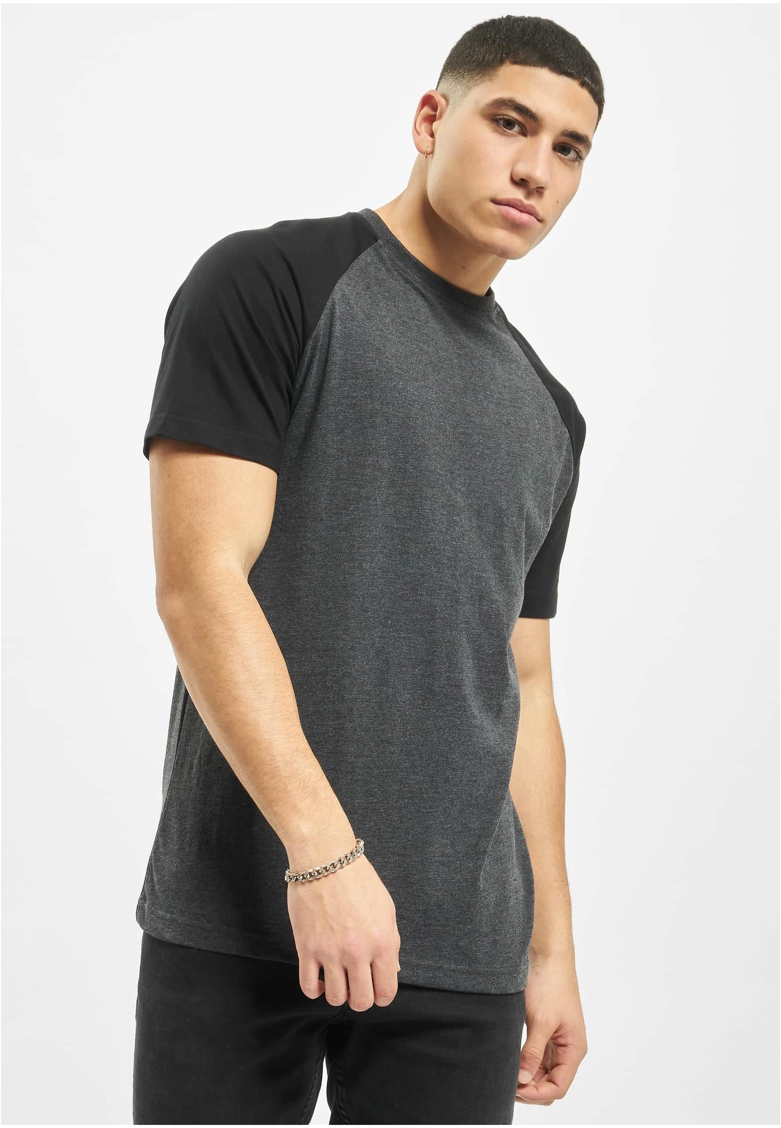 DEF Roy T-Shirt anthracite/burgundy XL - workoutbrands.com
