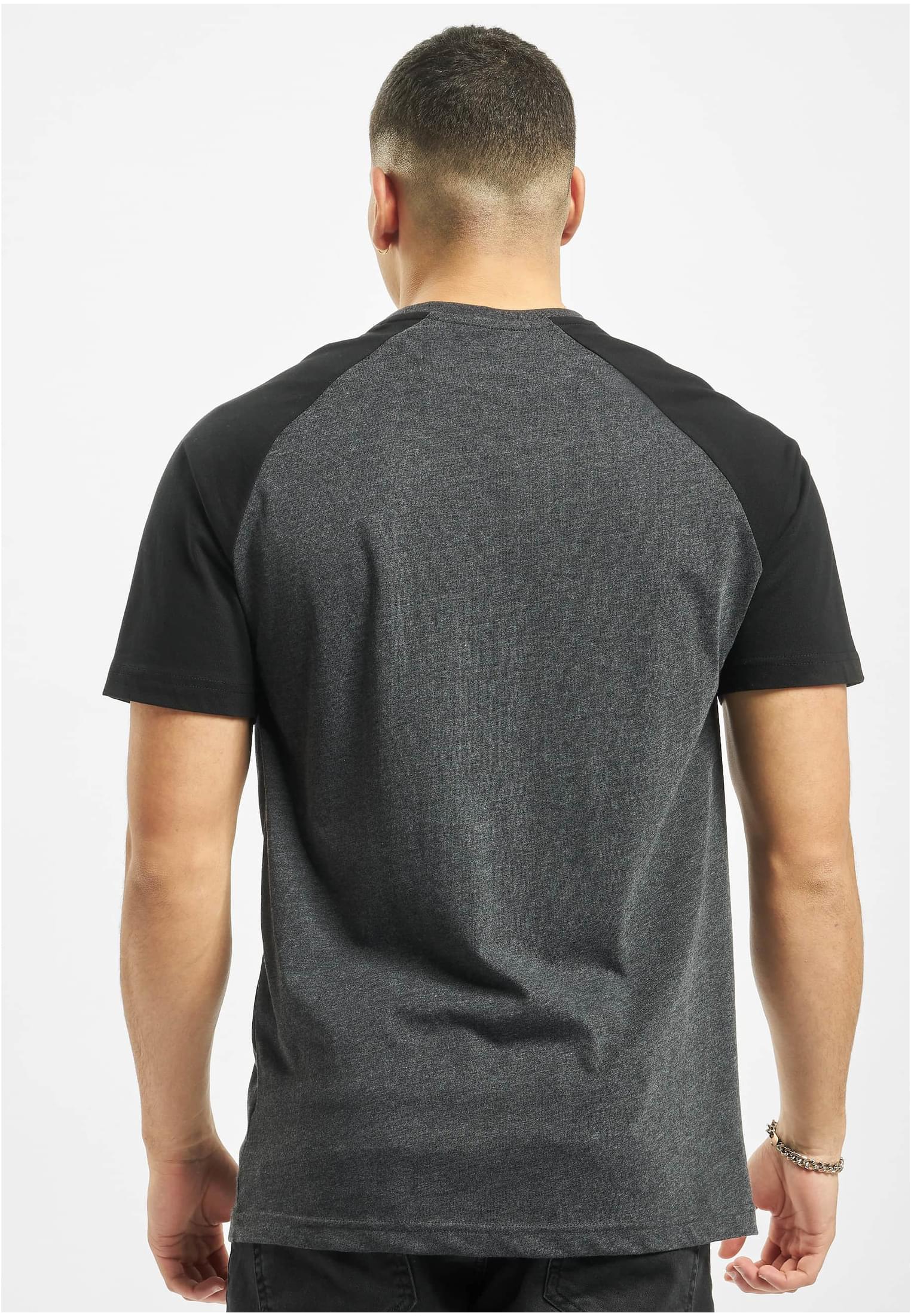 DEF Roy T-Shirt anthracite/burgundy XL - workoutbrands.com