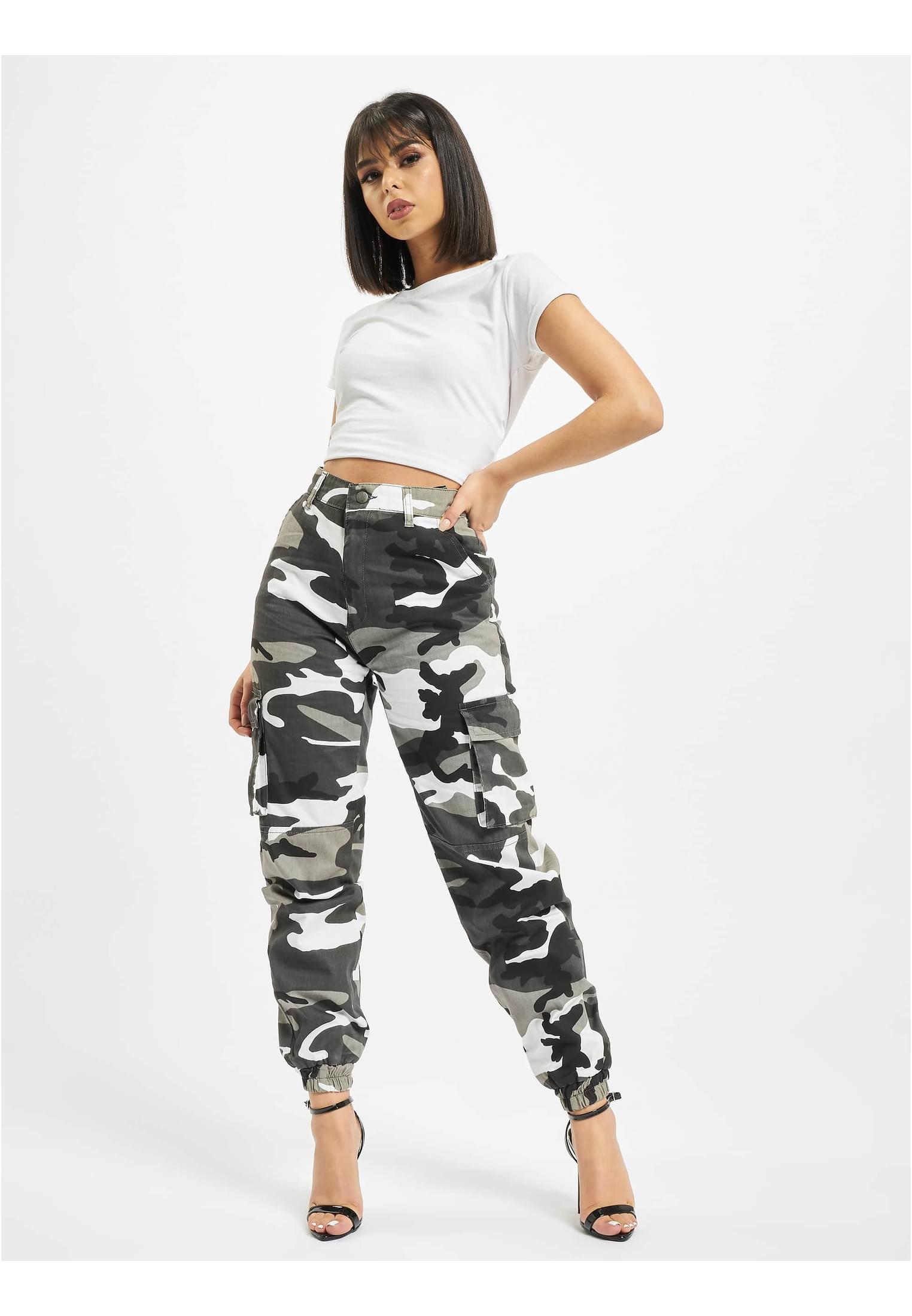 DEF Ruby Cargopants Camouflage - workoutbrands.com