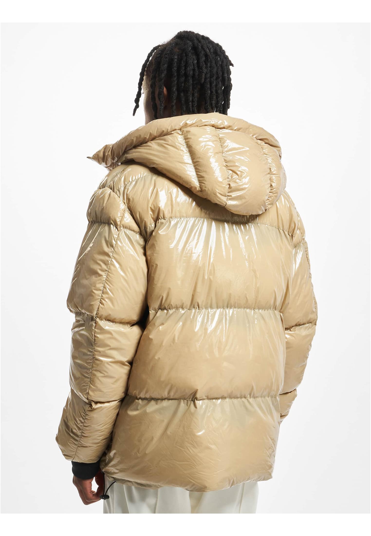 DEF Shiny Pufferjacket beige XXL - workoutbrands.com