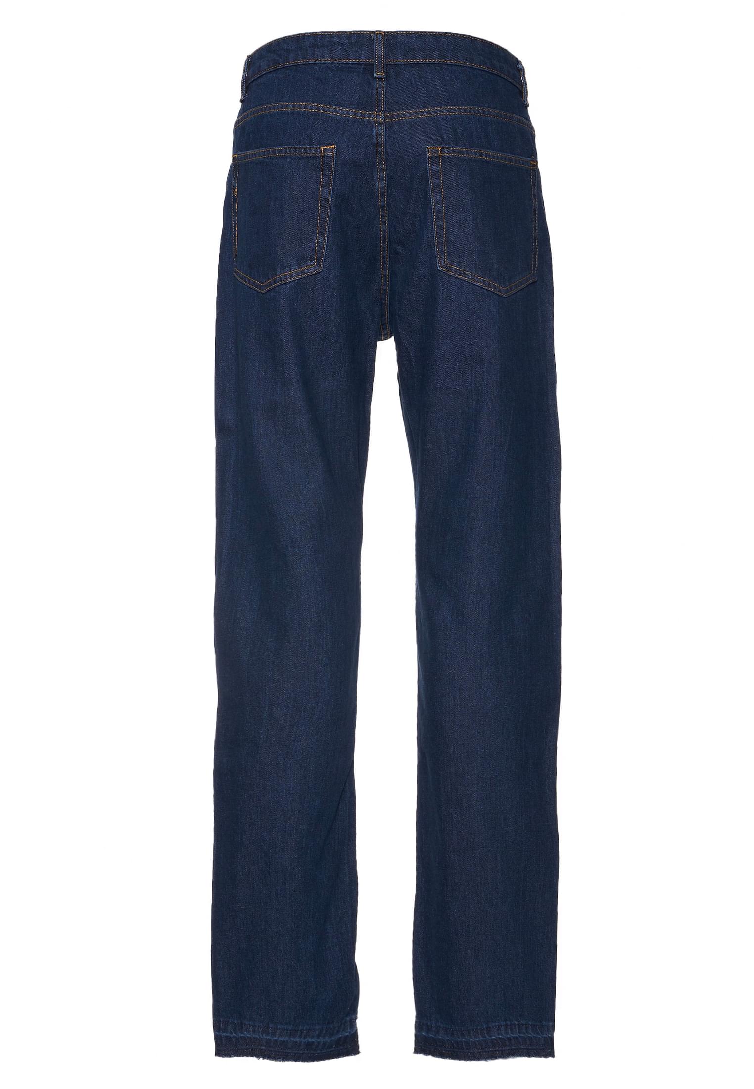 DEF Straight Loose Fit Denim grey washed 38 - workoutbrands.com