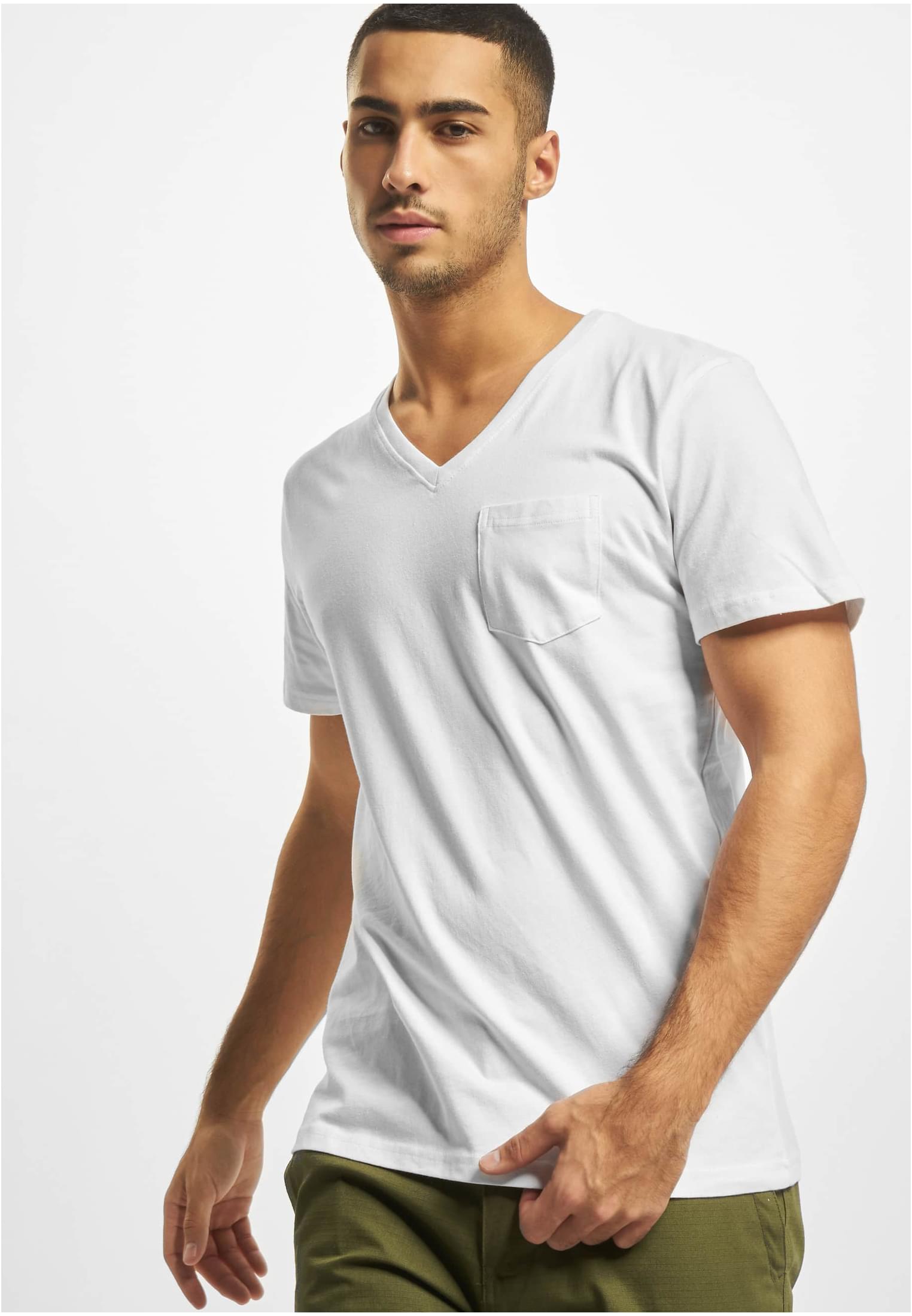 DEF V-Neck 3-Pack T-Shirt white S - workoutbrands.com