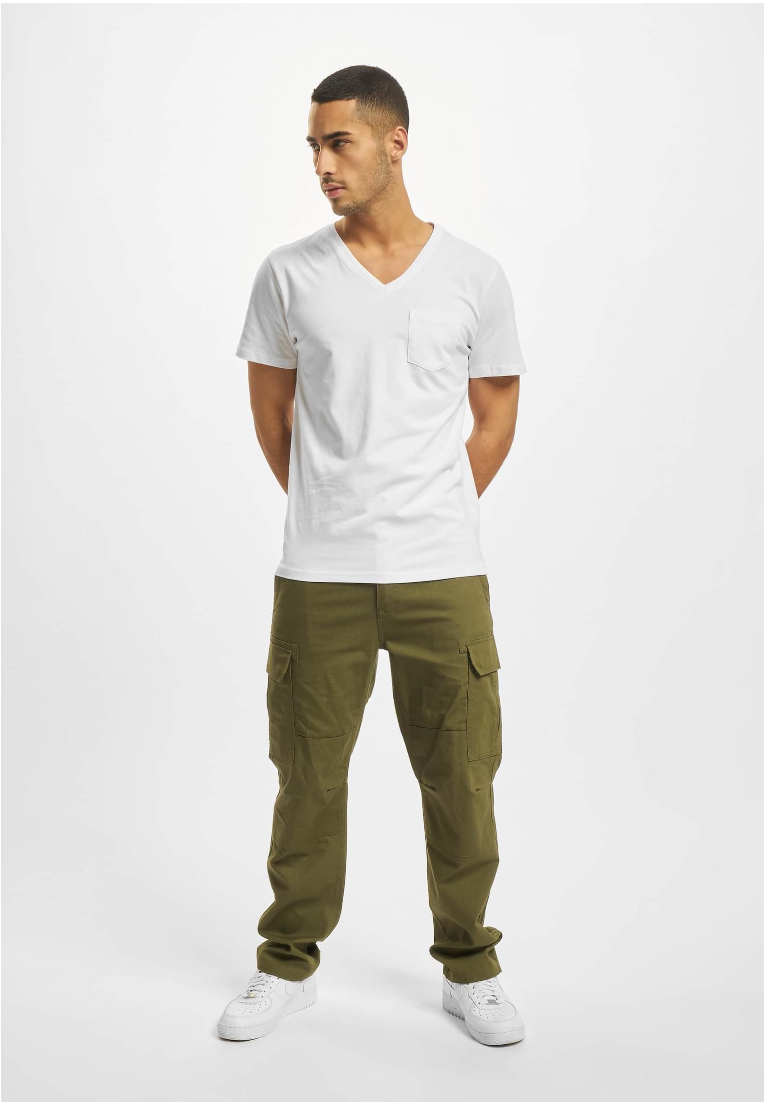 DEF V-Neck 3-Pack T-Shirt white S - workoutbrands.com