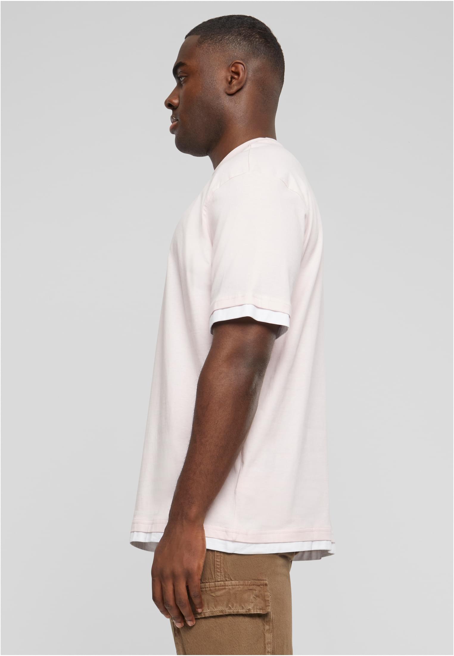DEF Visible Layer T-Shirt pink/white XL - workoutbrands.com