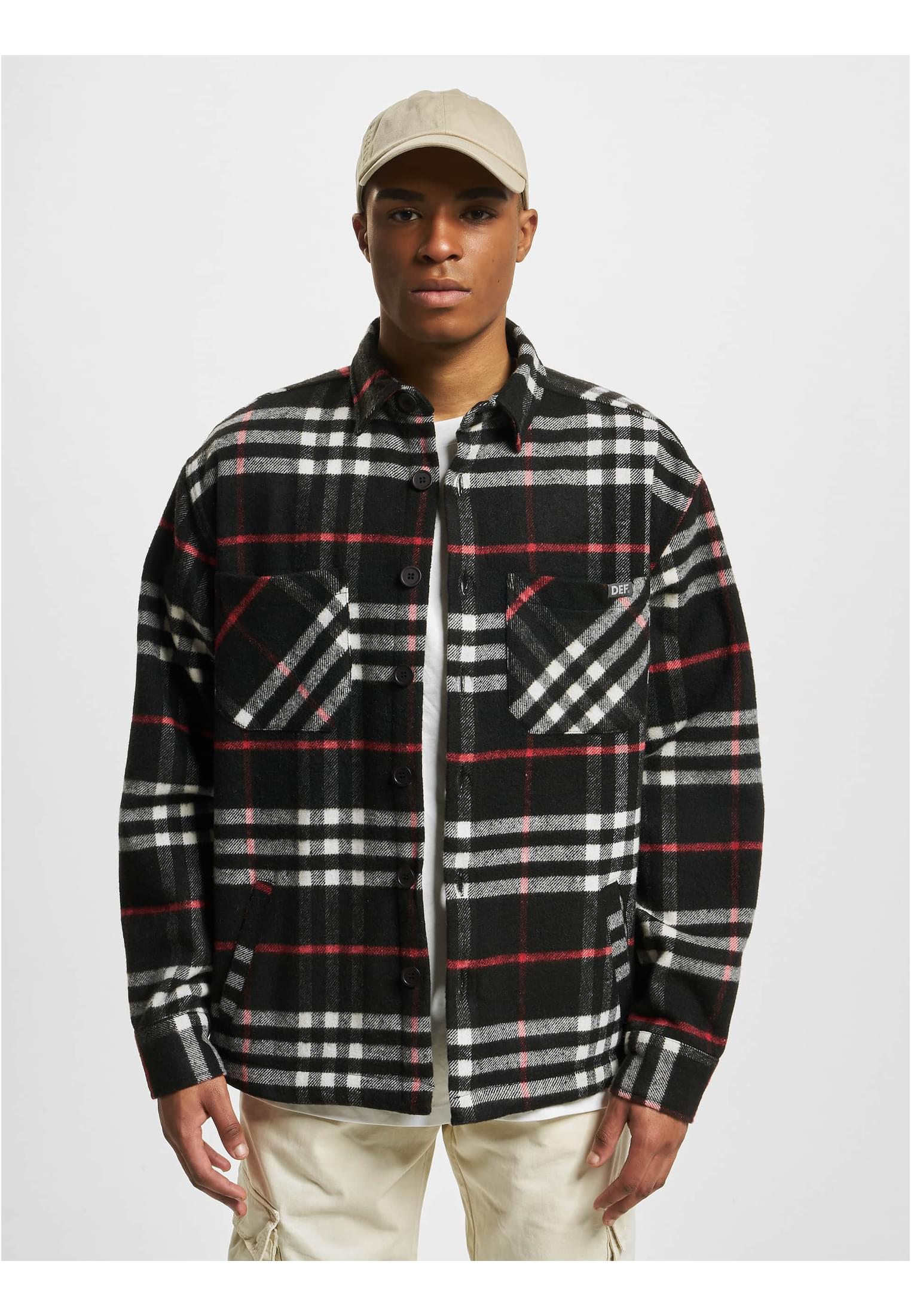 DEF Woven Shaket black/red XXL - workoutbrands.com