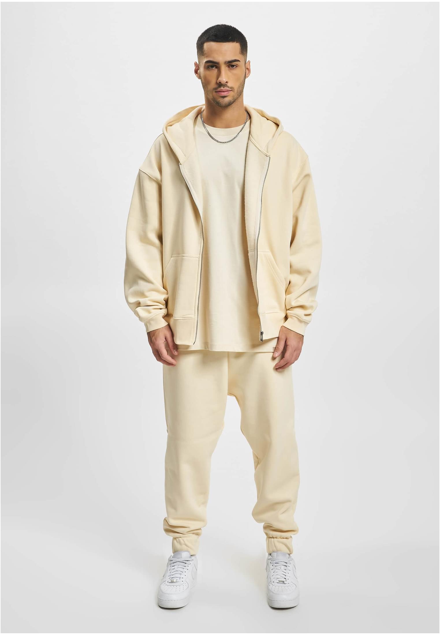 DEF Zip Hoody green washed XXL - workoutbrands.com