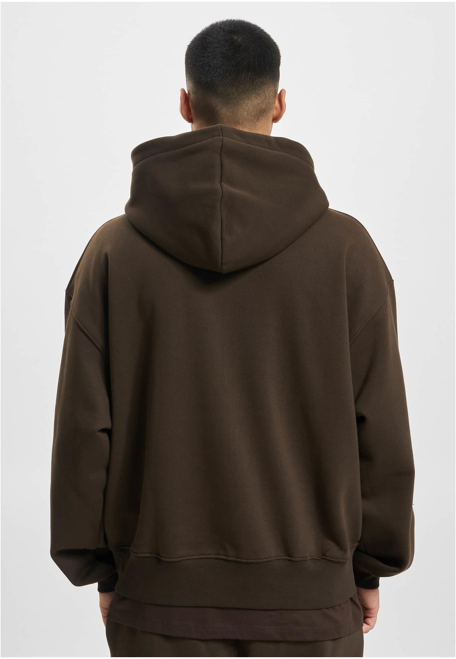 DEF Zip Hoody green washed XXL - workoutbrands.com