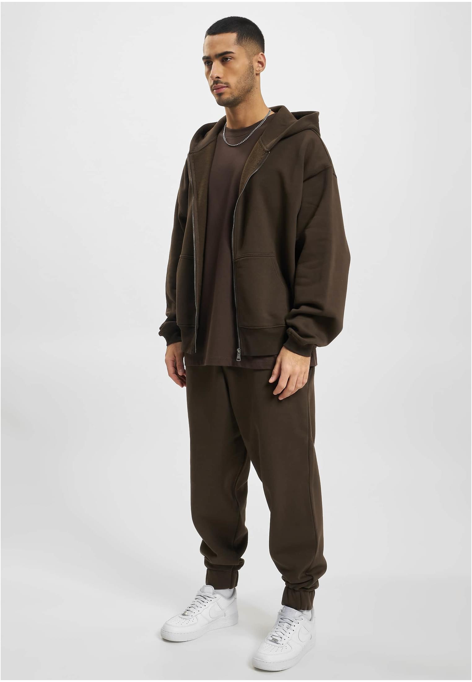 DEF Zip Hoody green washed XXL - workoutbrands.com