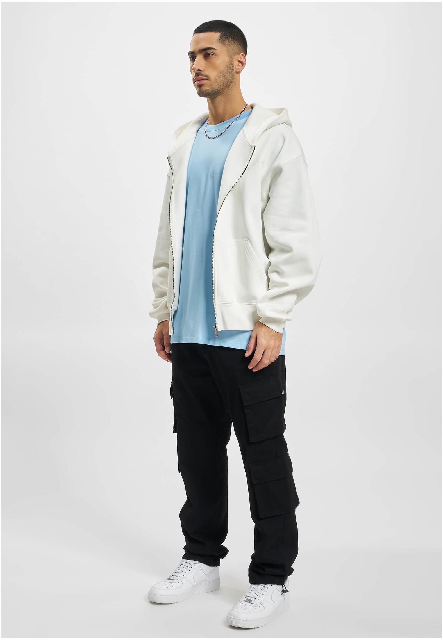 DEF Zip Hoody green washed XXL - workoutbrands.com