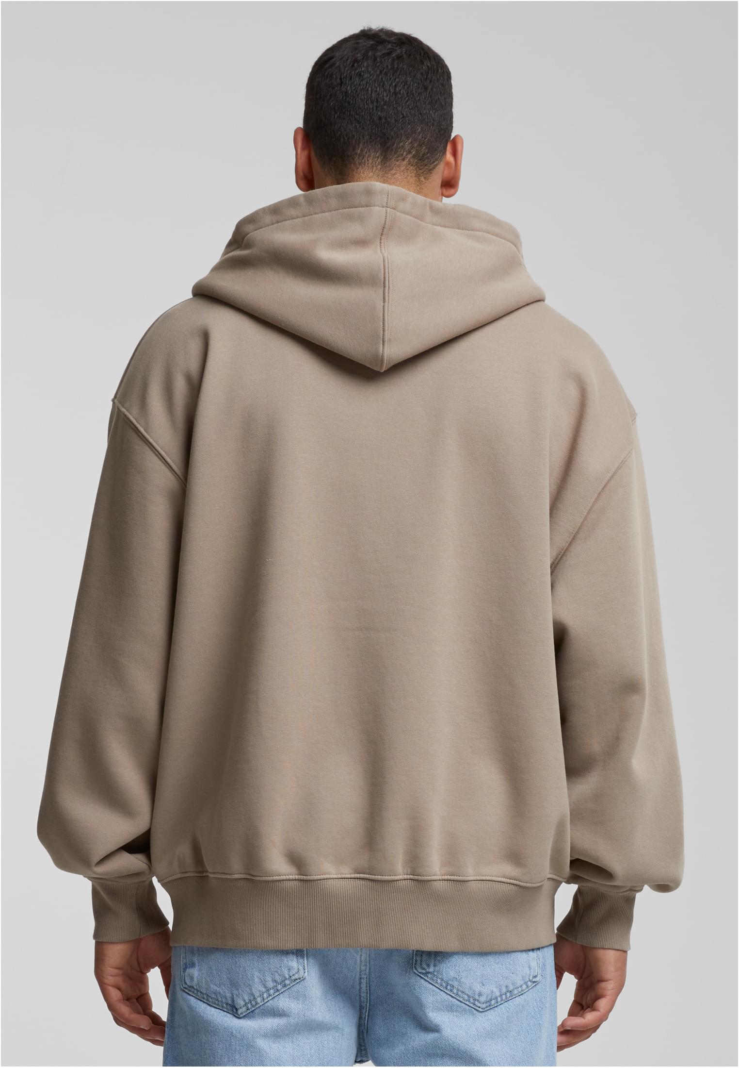 DEF Zip Hoody green washed XXL - workoutbrands.com