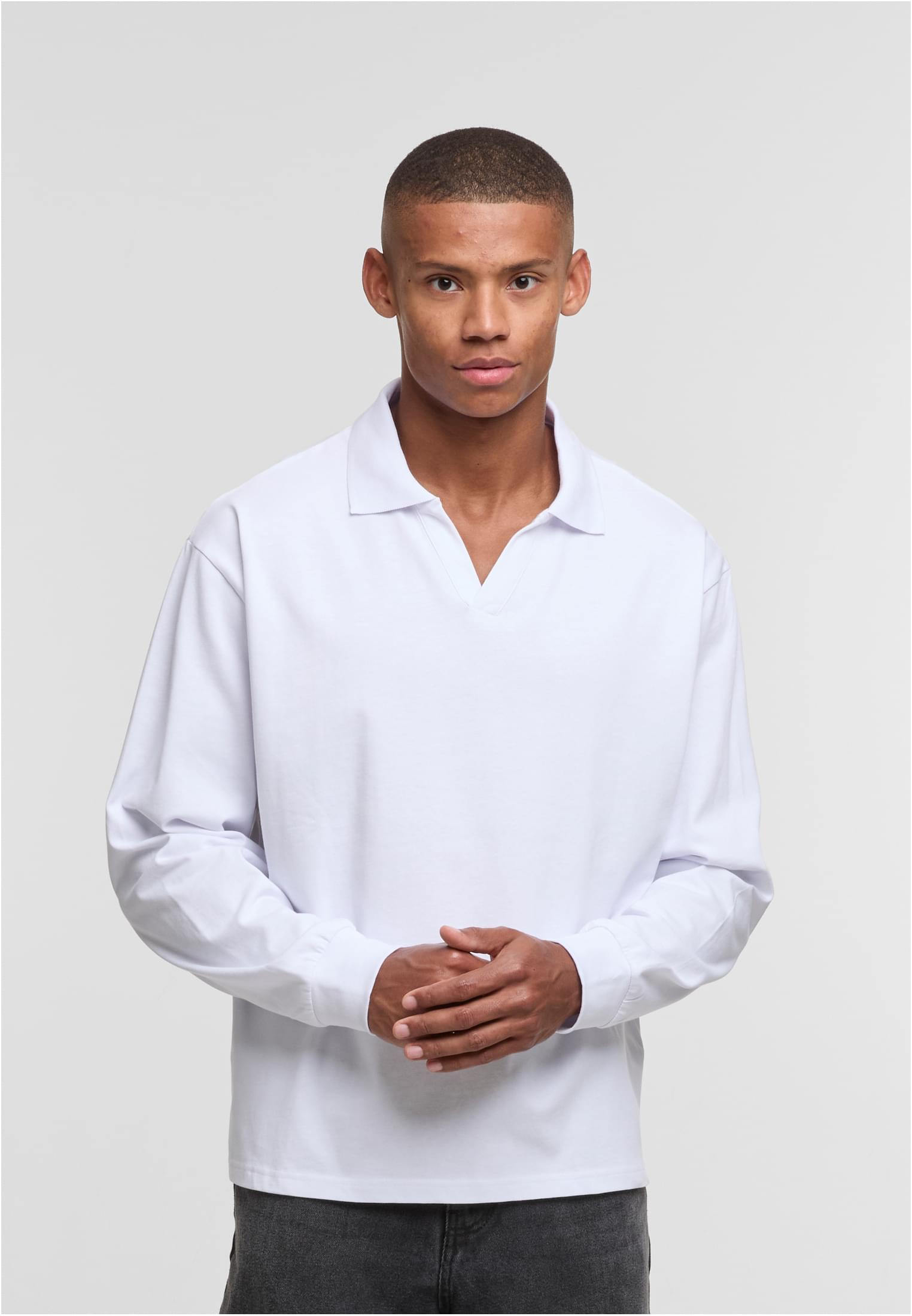 DEF Collar Longsleeve Polo