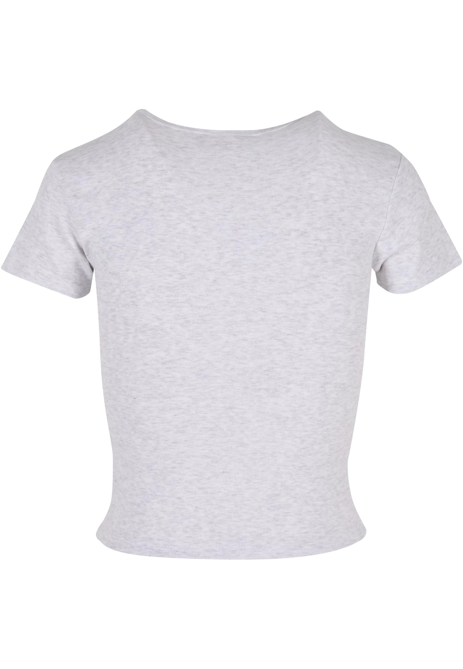 Baksidan på en ljusgråmelerad DEF Relax T-shirt.