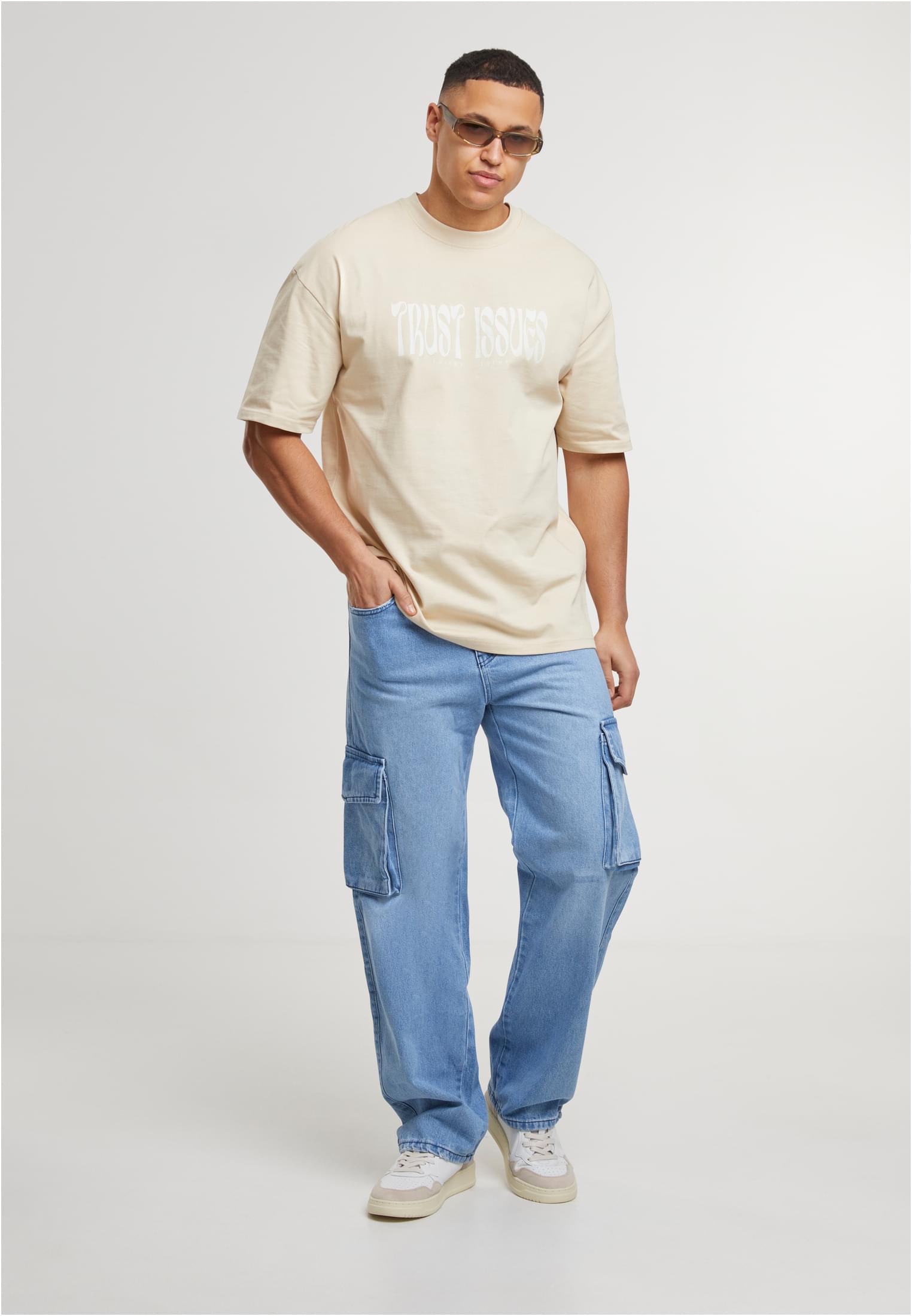 DEF Trust Issues T-Shirt jet nero lavato XL