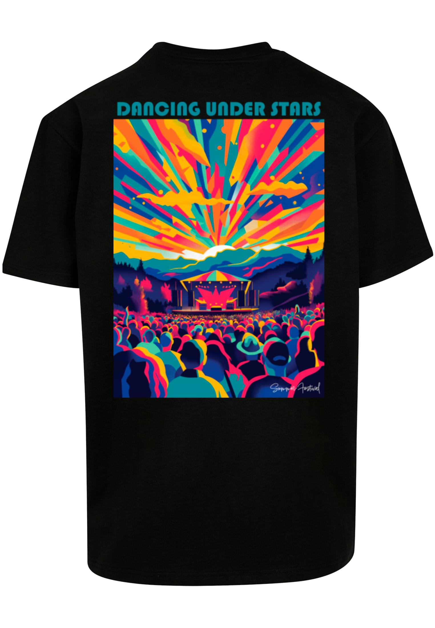 Dance Under Stars Oversized T-shirt softyellow XXL - workoutbrands.com