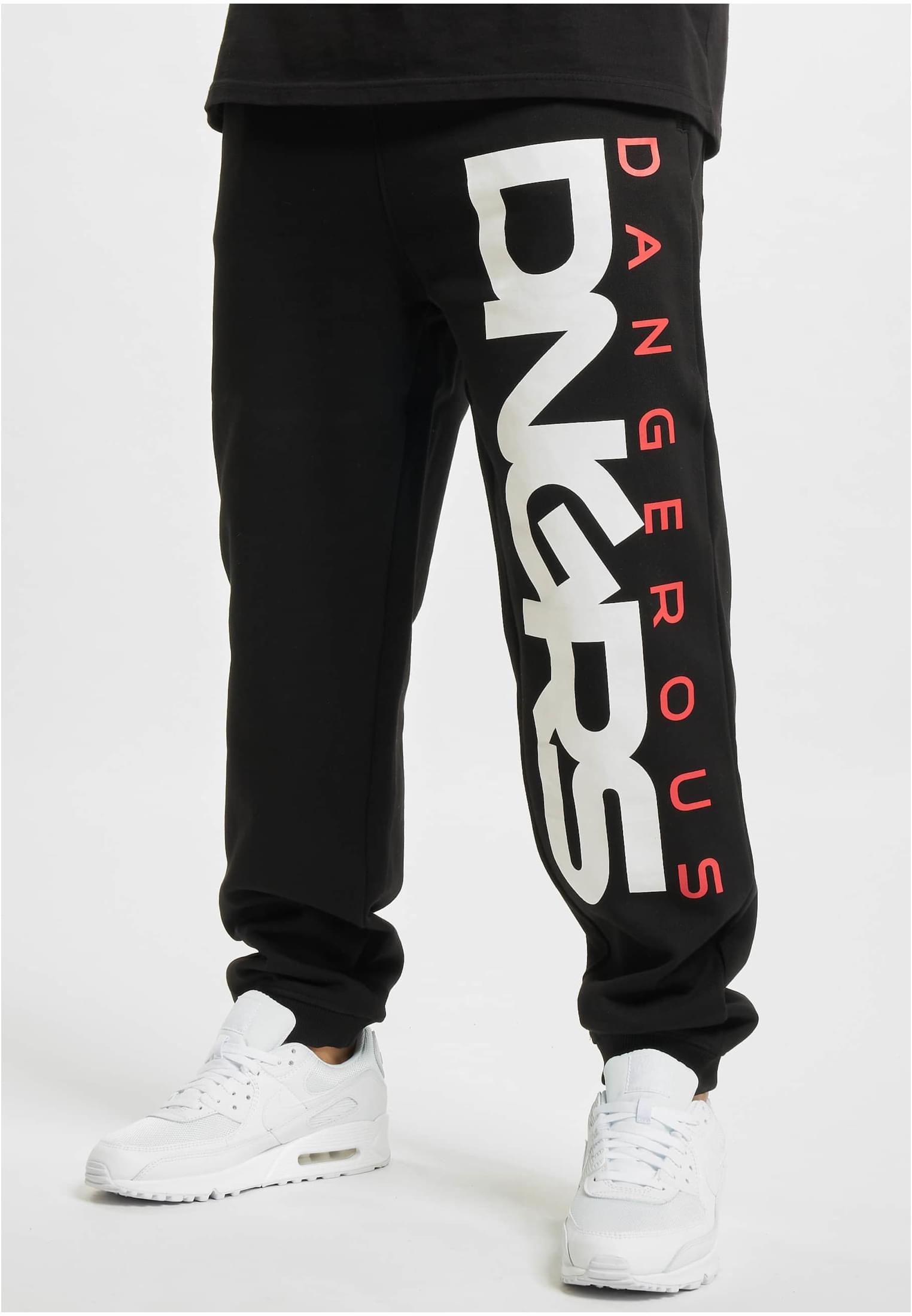 Dangerous DNGRS Classic Sweat Pants black/green XXL - workoutbrands.com