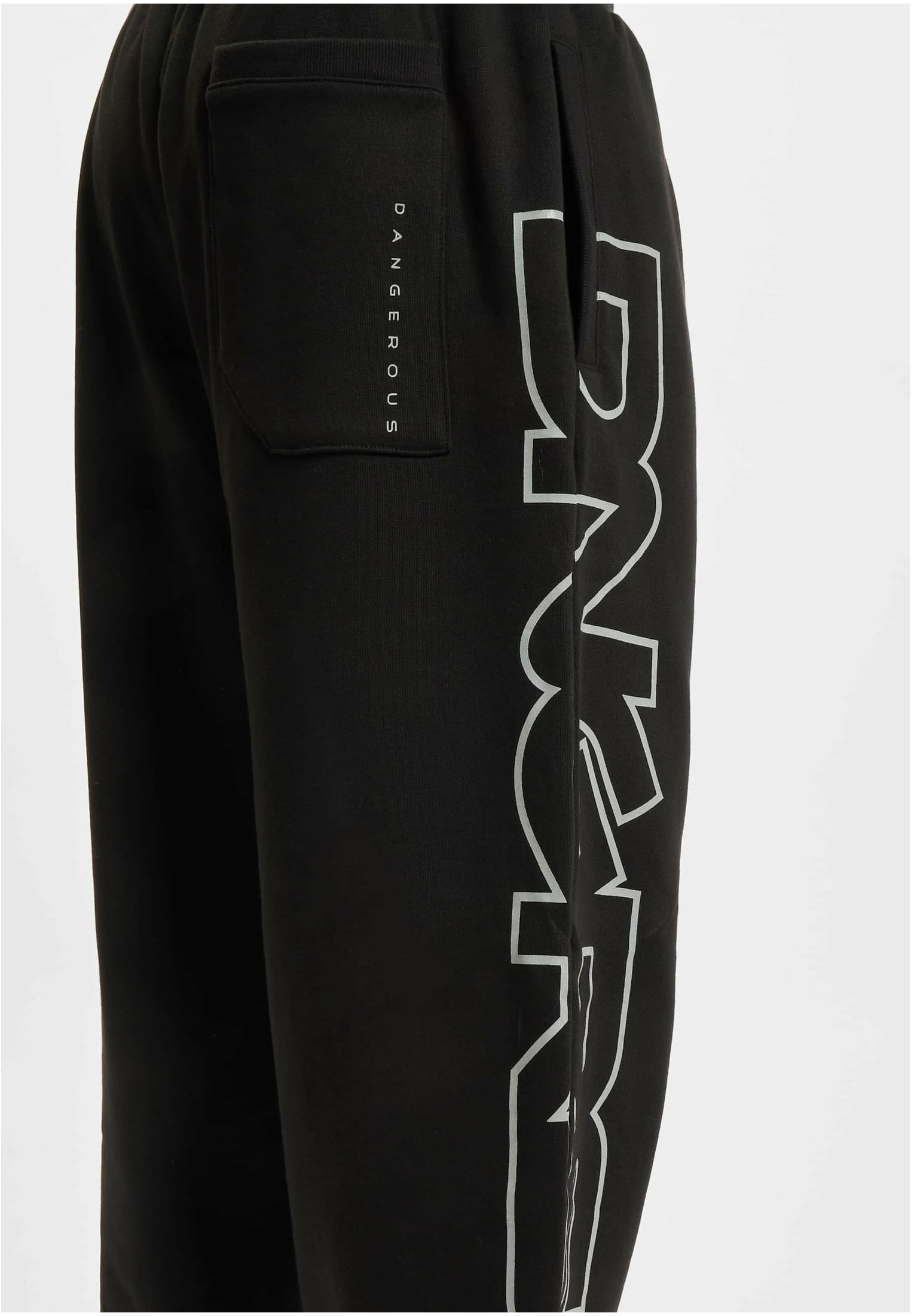 Dangerous DNGRS Cumulus Big Print Sweatpants black/grey S - workoutbrands.com
